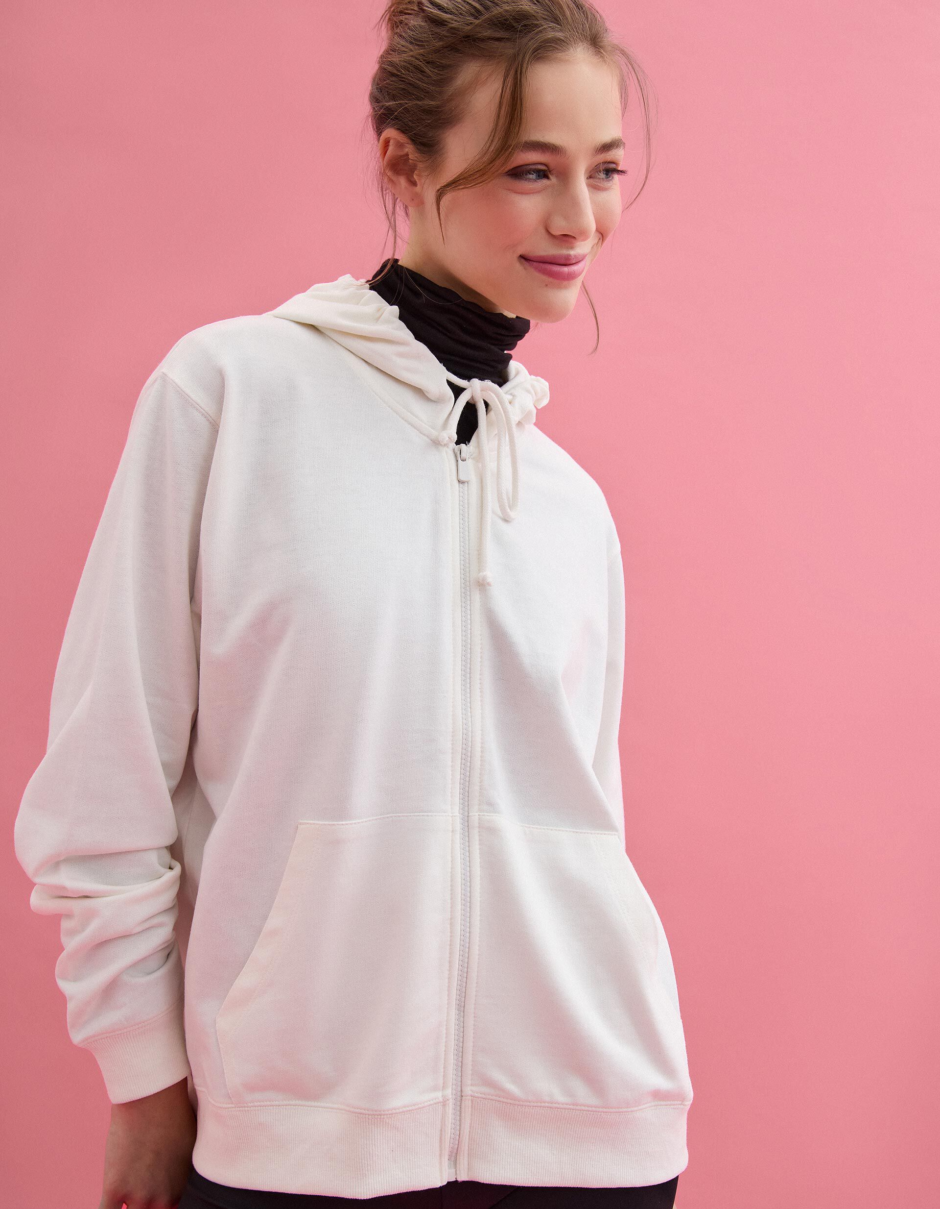 Comprar Online Casaco com Capuz, Mulher, Bege Claro