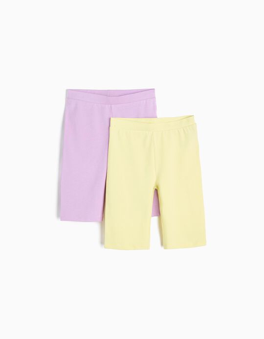 Comprar Online Pack 2 Leggings Cycling, Menina, Lilás Claro 