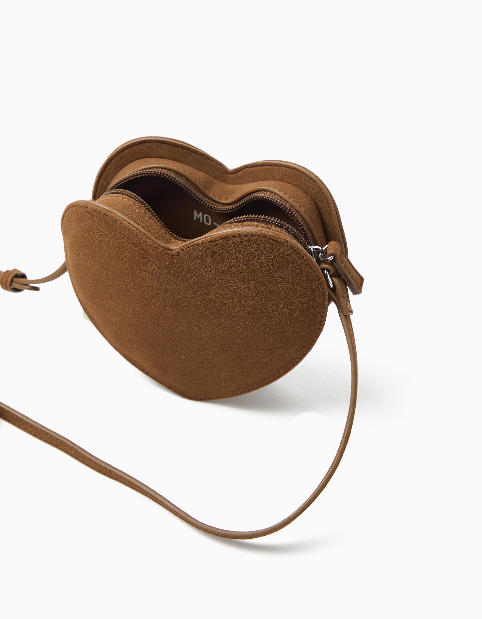 Comprar Online Mala Tiracolo Cora&ccedil;&atilde;o, Menina, Castanho
