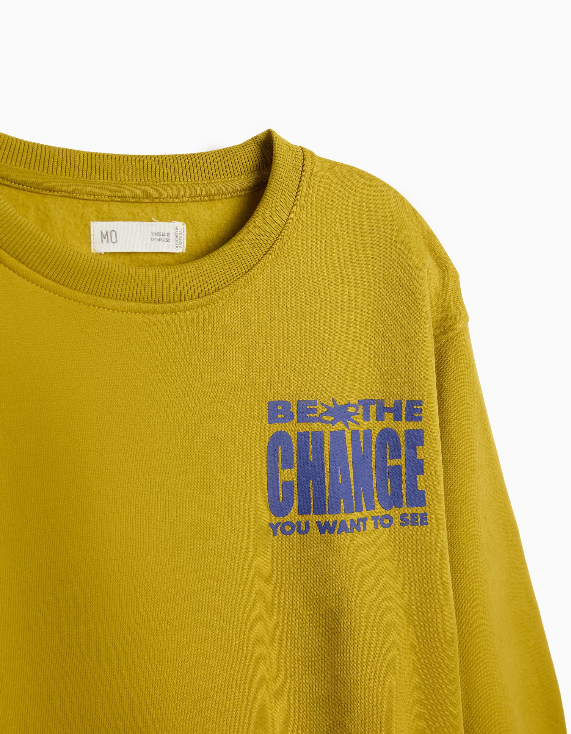 Comprar Online Sweathirt Estampada, Menino, Amarelo Escuro