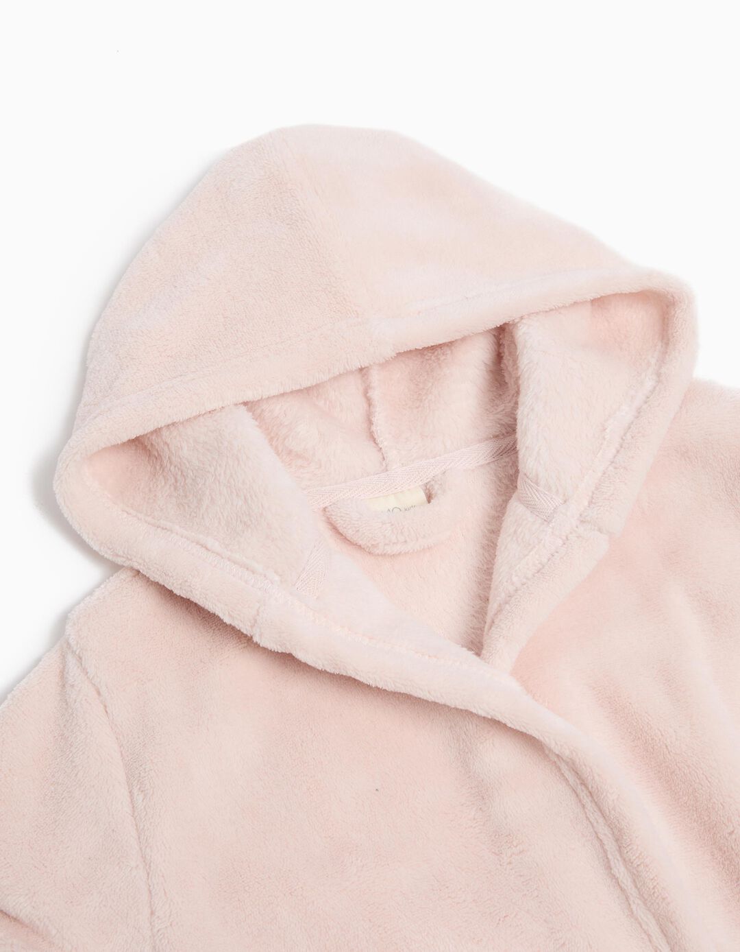 Robe de Felpa Capuz, Menina, Rosa