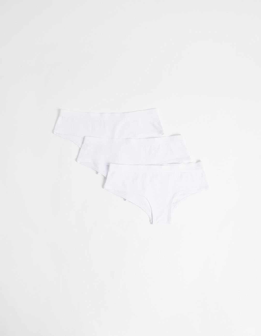 Pack 3 Cuecas Hipster, Mulher, Branco