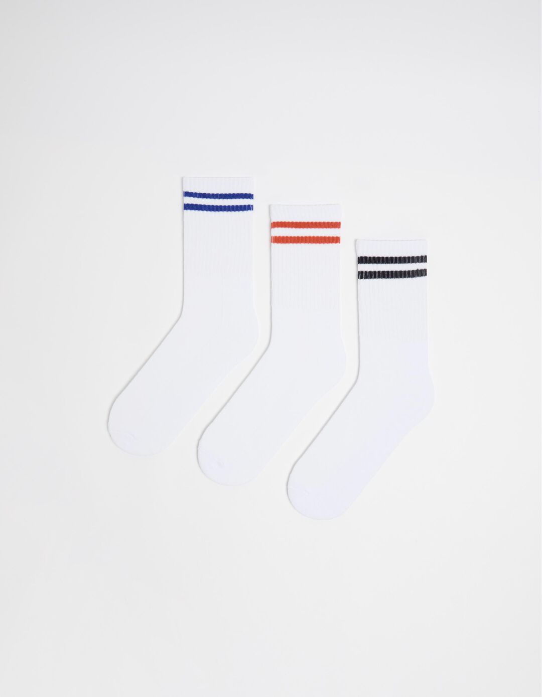 Pack 3 Pares de Meias Desporto, Homem, Branco