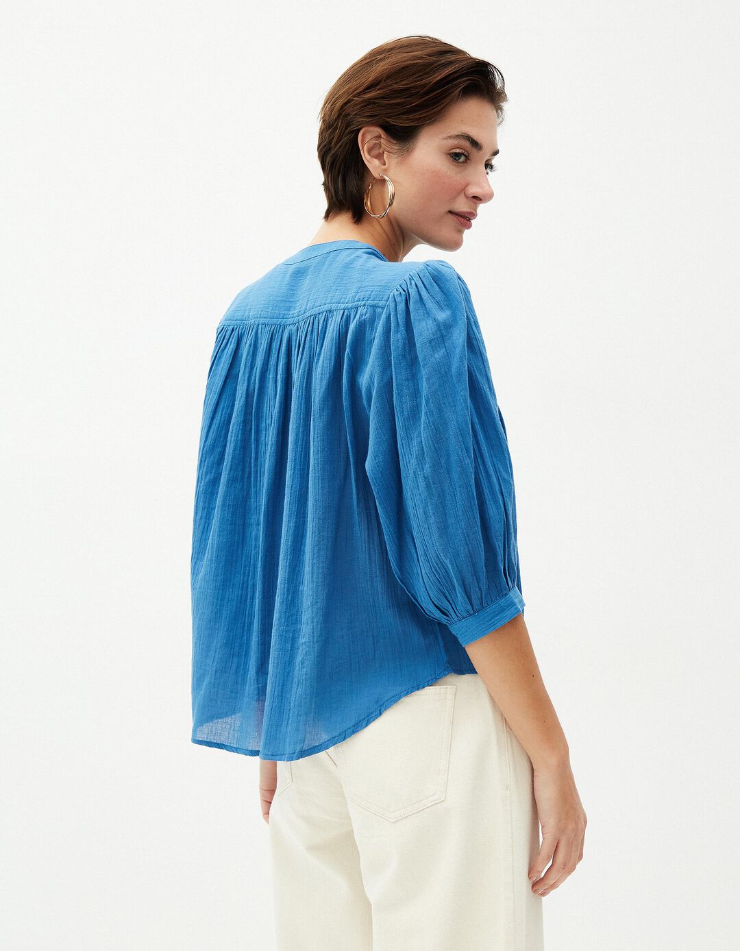 Blusa, Mulher, Azul