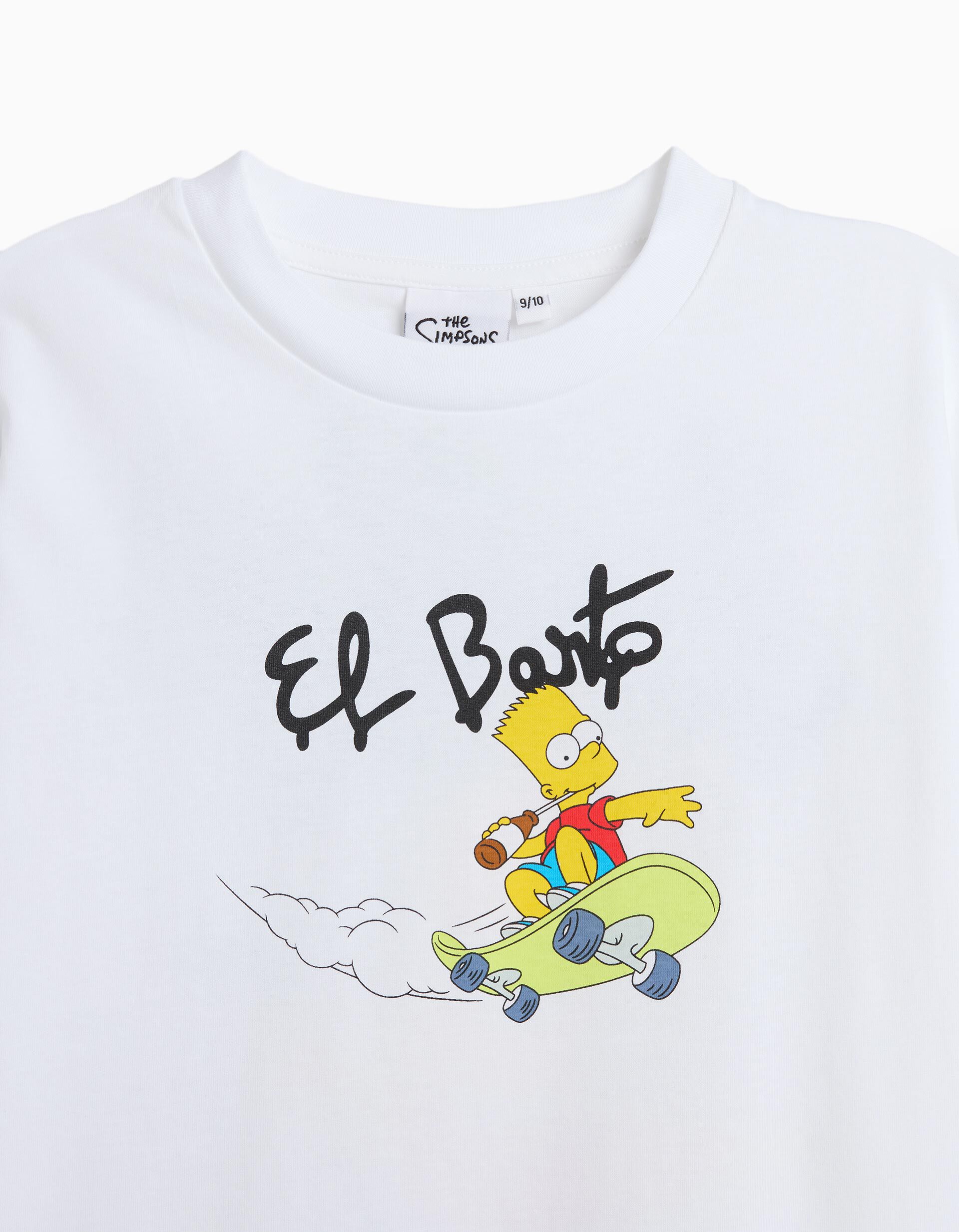 Comprar Online T-shirt 'Bart' Simpsons, Menino, Branco