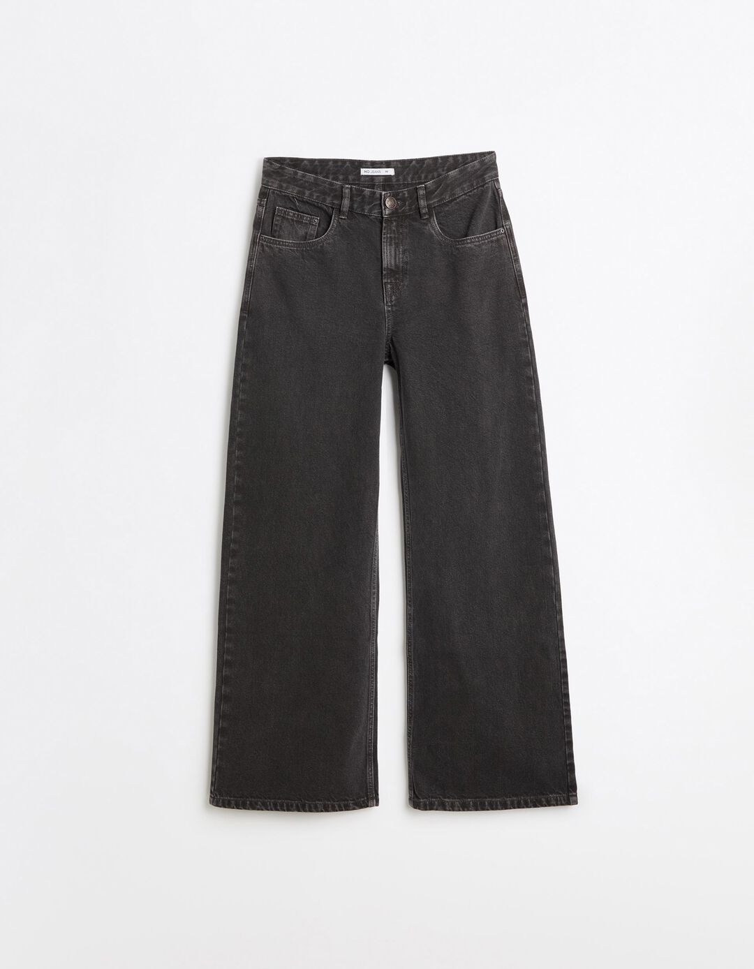 Cal&ccedil;as De Ganga 'Wide Leg', Mulher, Cinzento