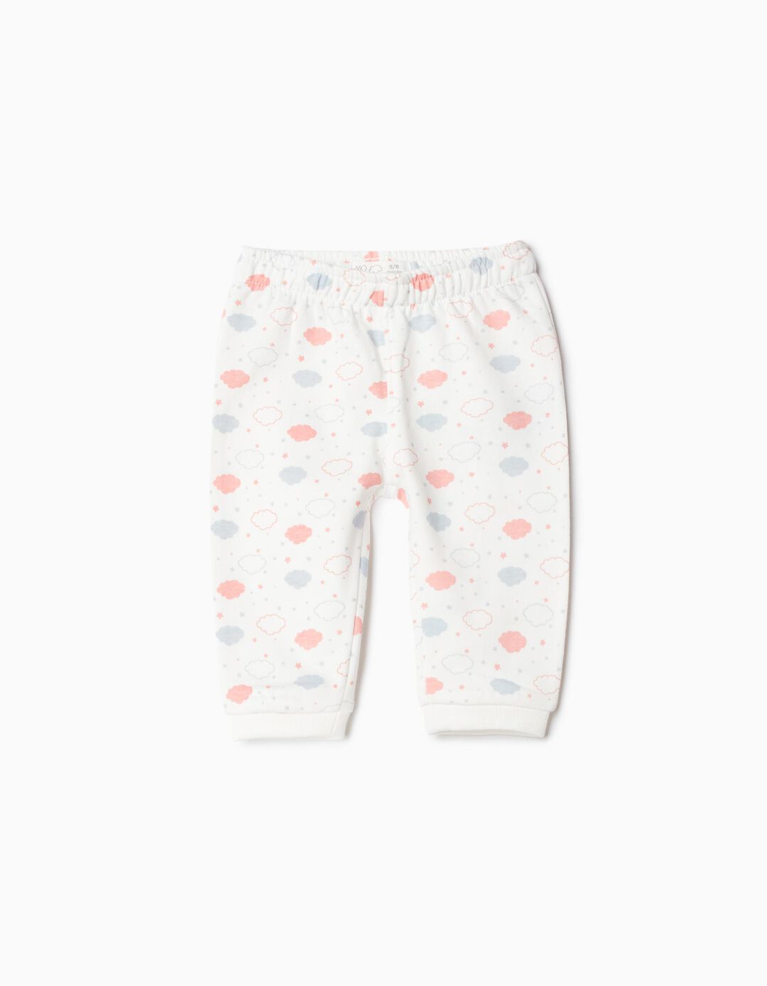 Calças de Jogging, Recém-nascido, Branco
