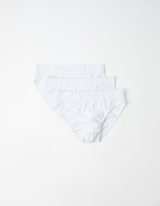 Comprar Online Pack 3 Cuecas, Homem, Branco
