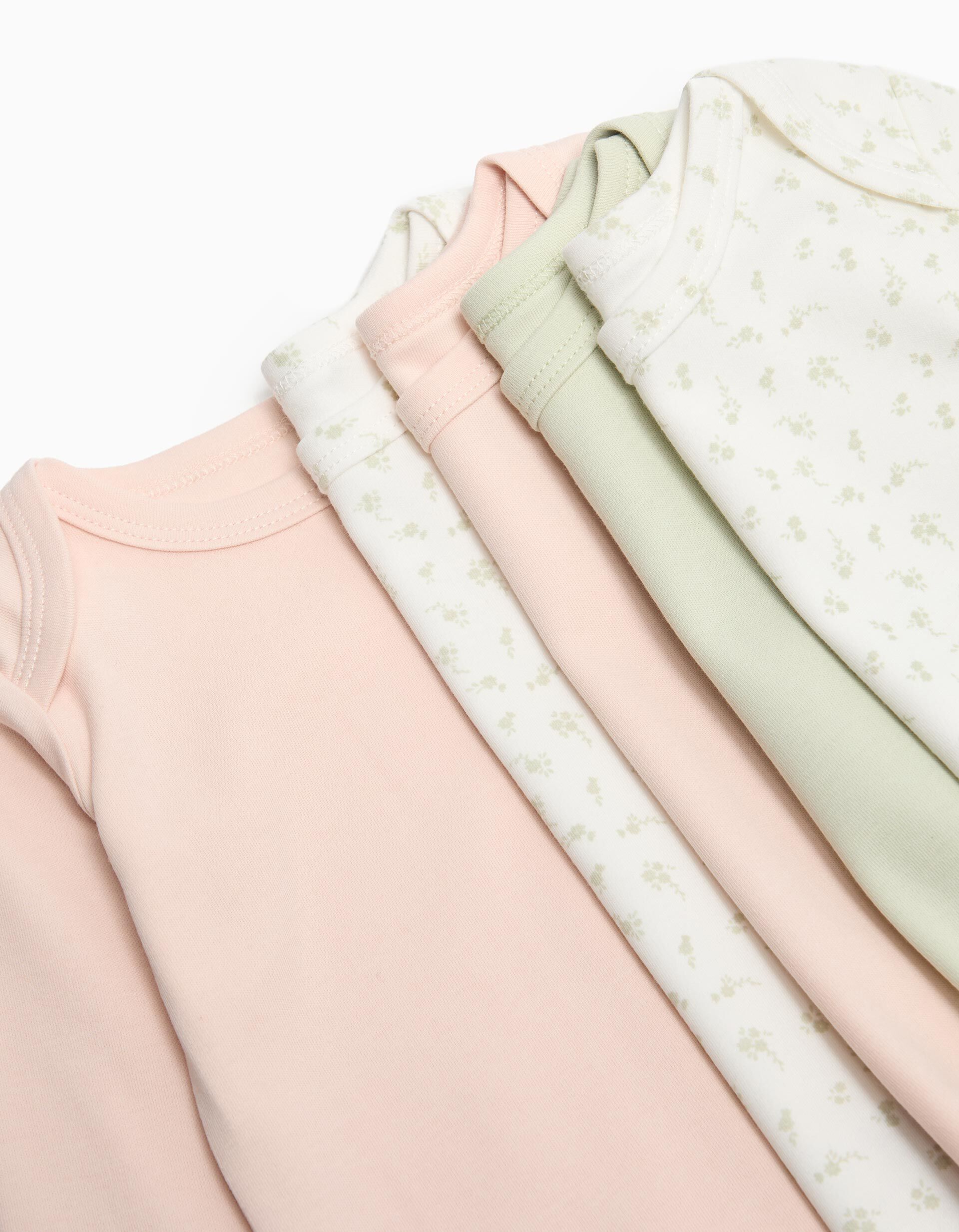 Comprar Online Pack 5 Bodies de Manga Comprida, Menina, Multicor