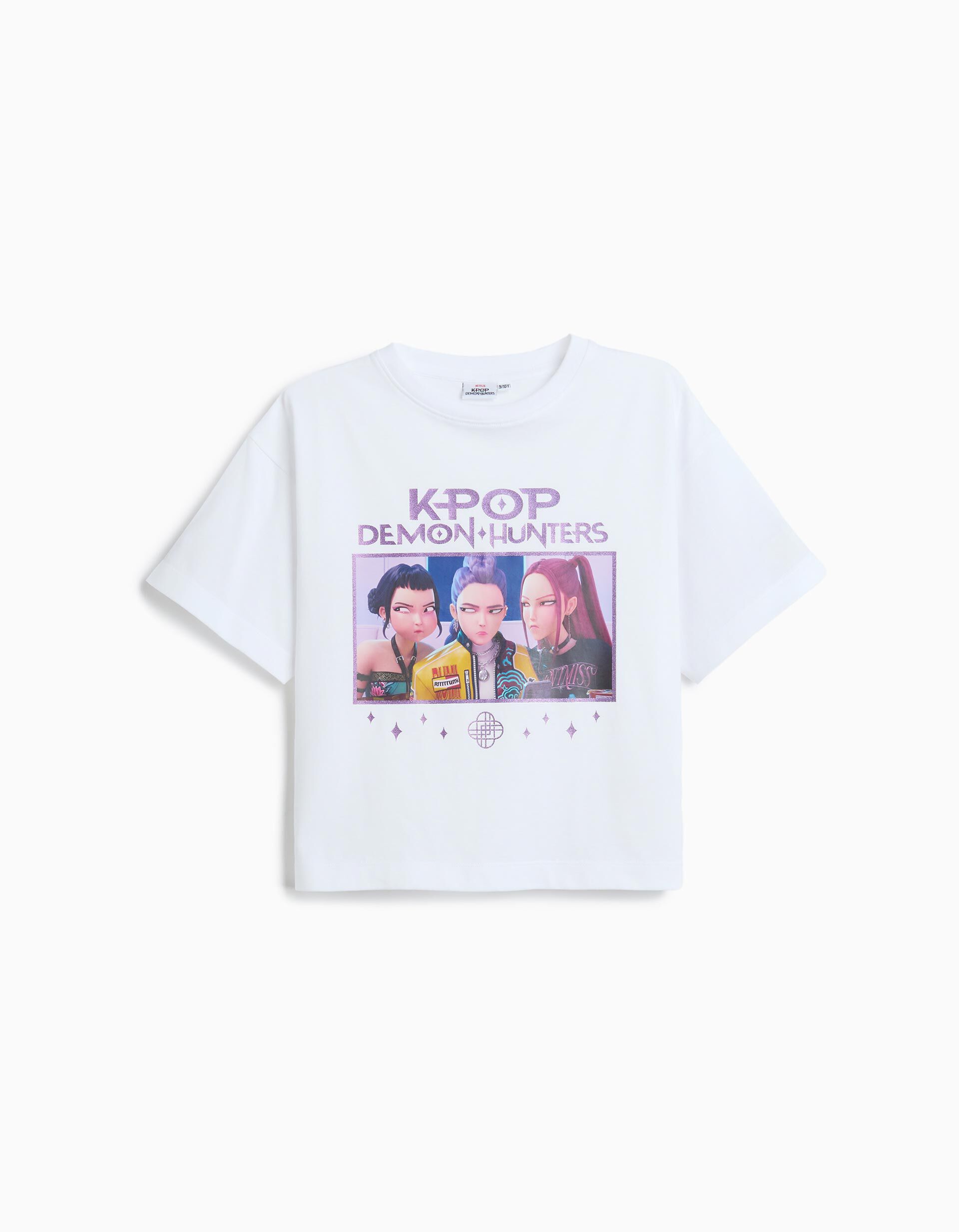 Comprar Online T-shirt 'K-Pop Demon Hunters', Menina, Branco