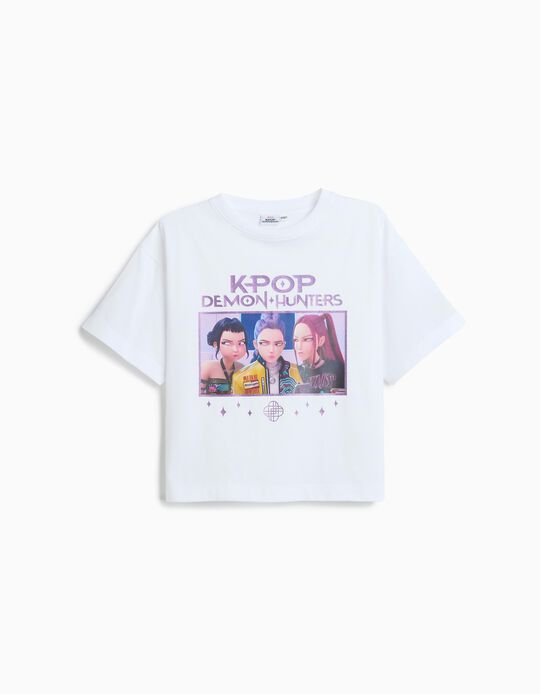 Comprar Online T-shirt 'K-Pop Demon Hunters', Menina, Branco