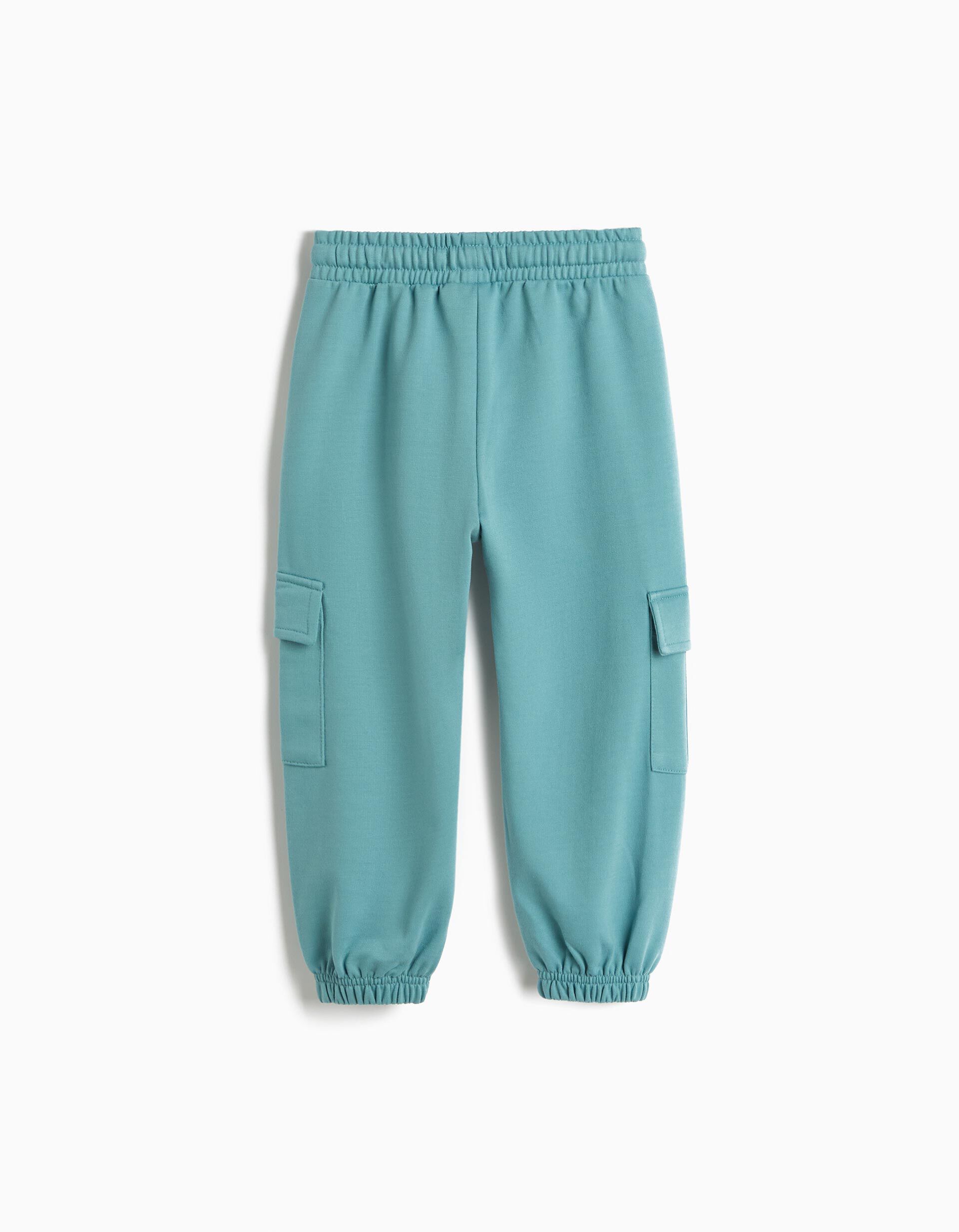 Comprar Online Cal&ccedil;as Jogger De Felpa, Menino, Verde