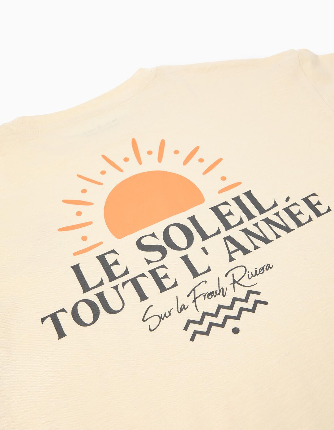 T-shirt Print, Menino, Bege Claro 