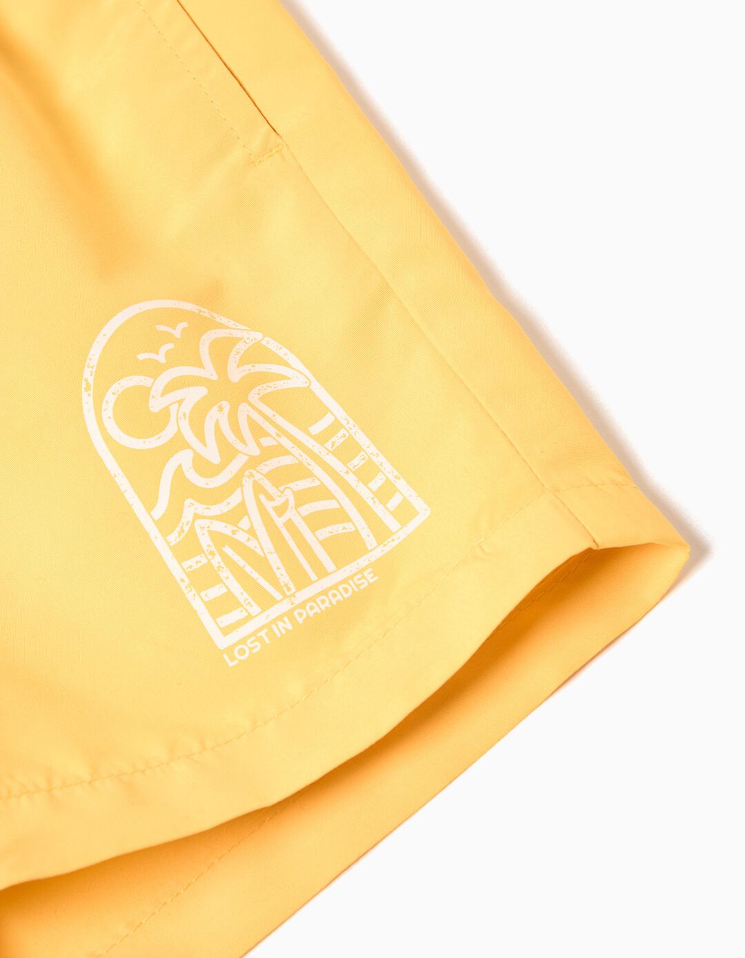 Calções de Banho, Menino, Amarelo