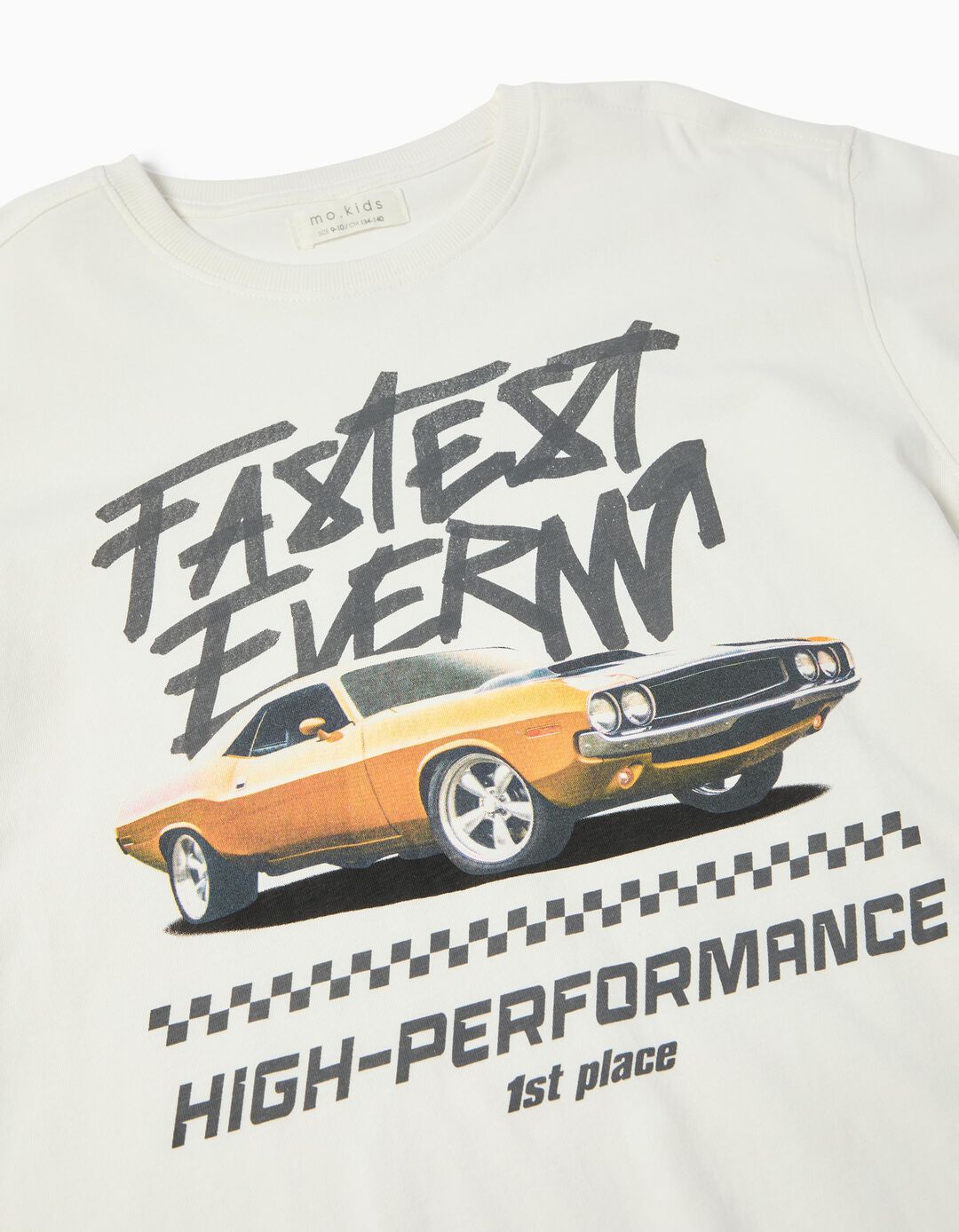 T-shirt Print, Menino, Branco
