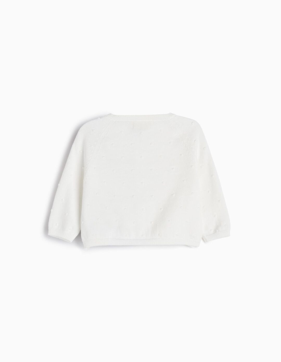 Casaco de Malha, Recém-nascido, Branco