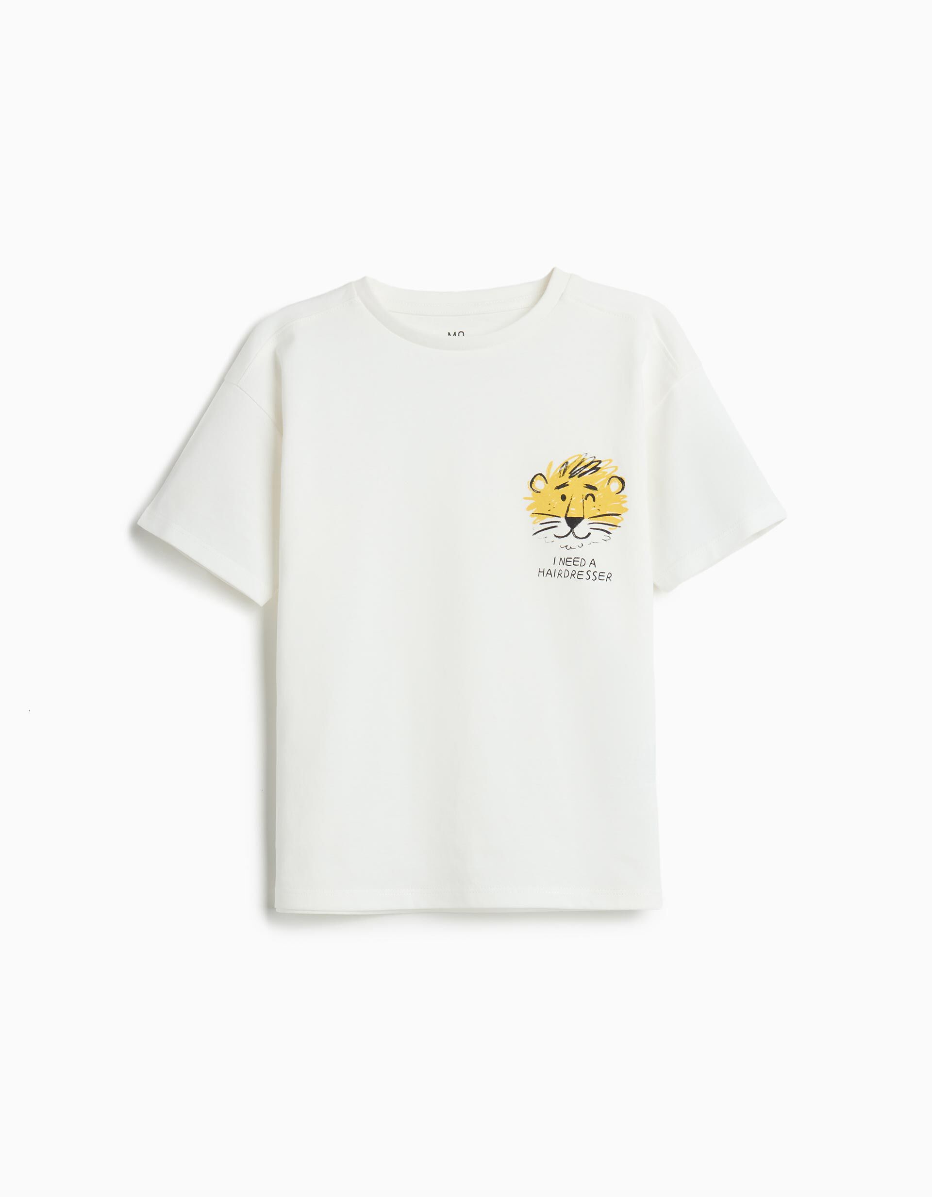 Comprar Online T-shirt Estampada, Menino, Cru