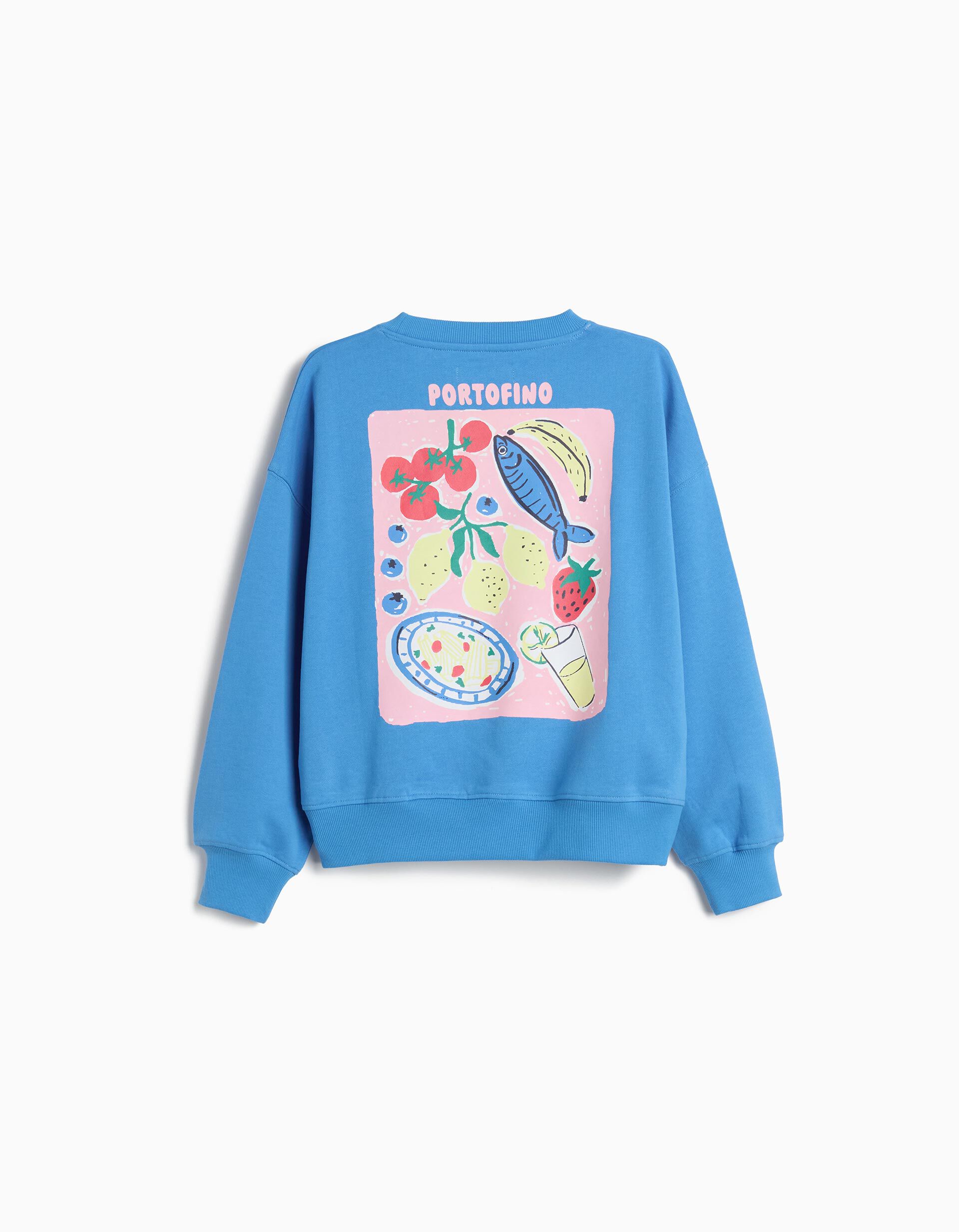 Comprar Online Sweatshirt de Felpa, Menina, Azul