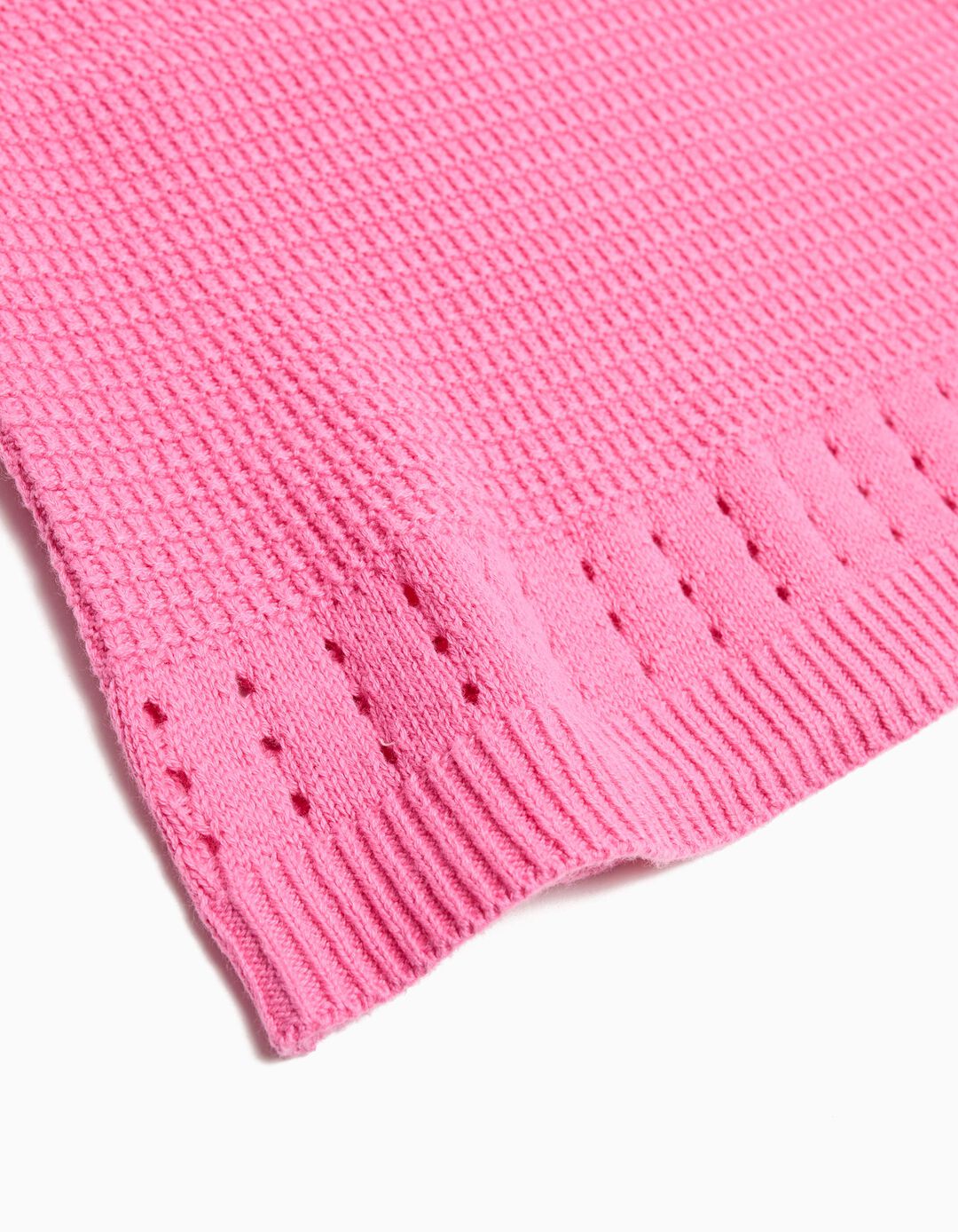 Top Crochet, Menina, Rosa