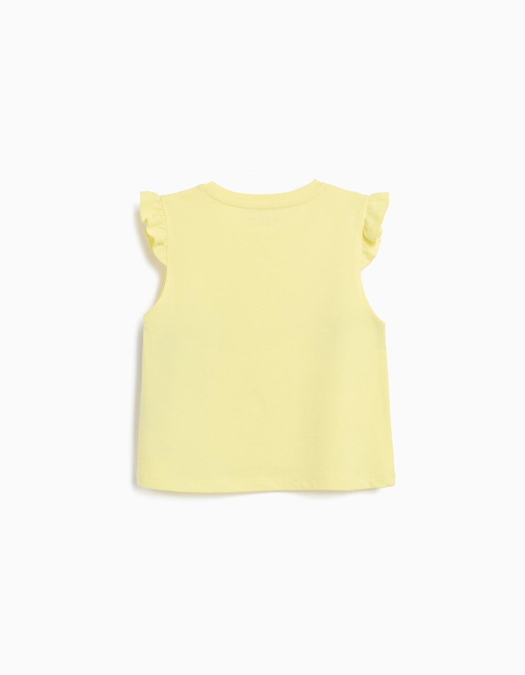 T-shirt, Menina, Amarelo 