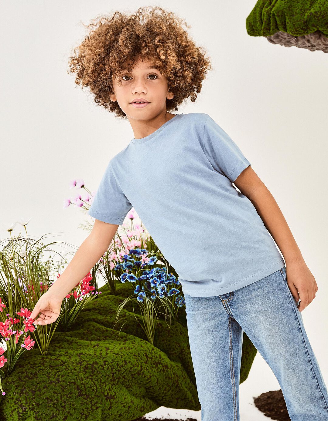 T-shirt, Menino, Azul