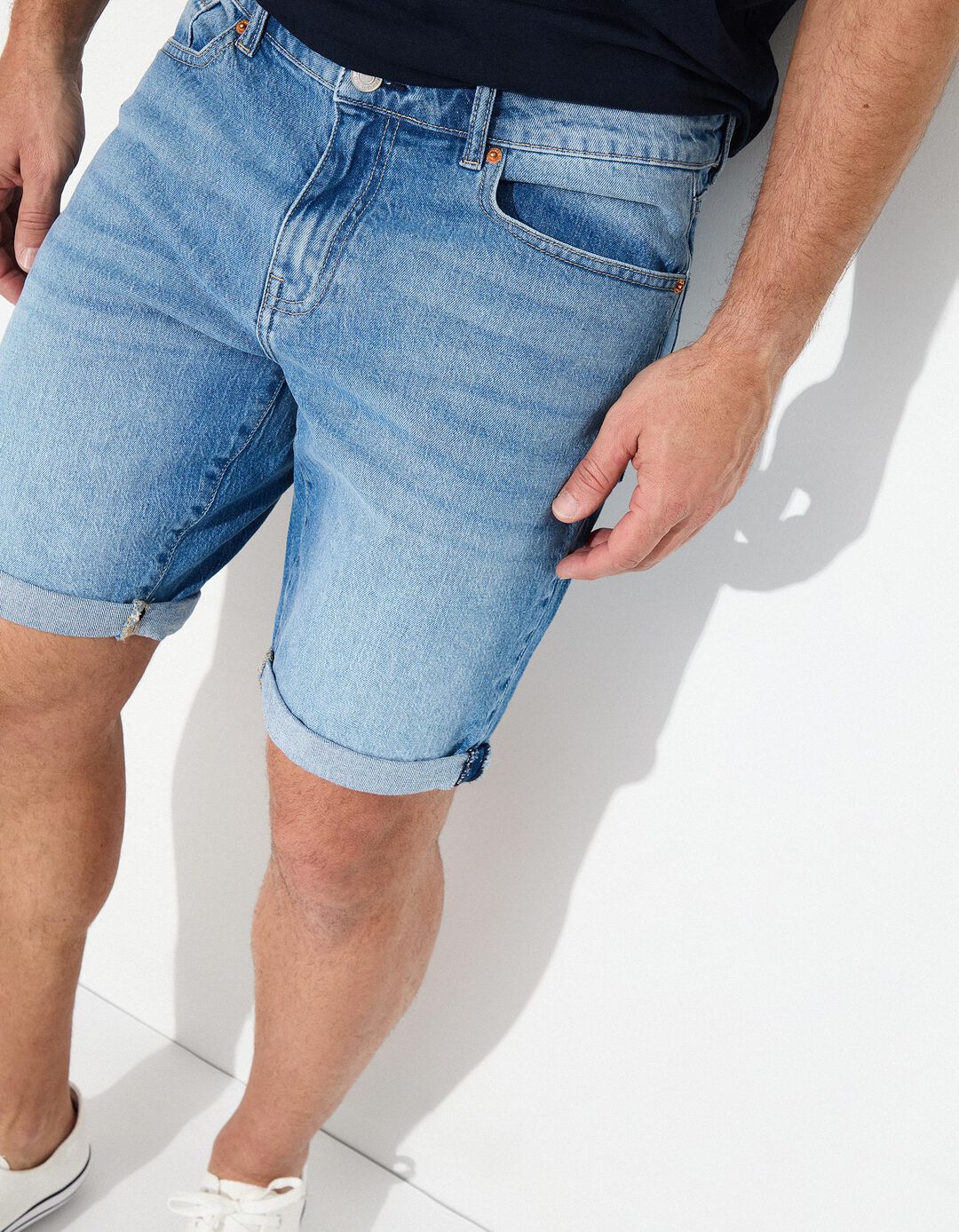 Calções de Ganga 'Slim fit', Homem, Azul
