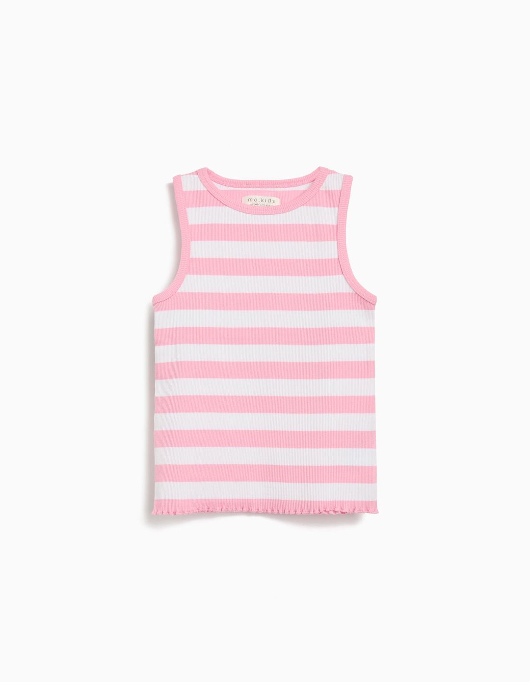T-shirt sem Mangas, Menina, Rosa