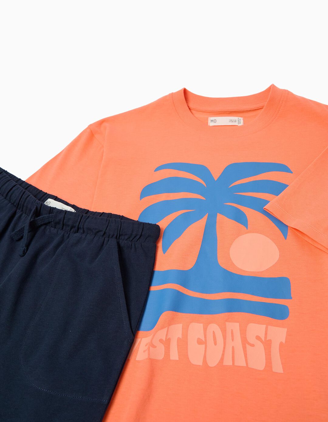 Conjunto T-shirt e Cal&ccedil;&otilde;es, Menino, Azul Escuro