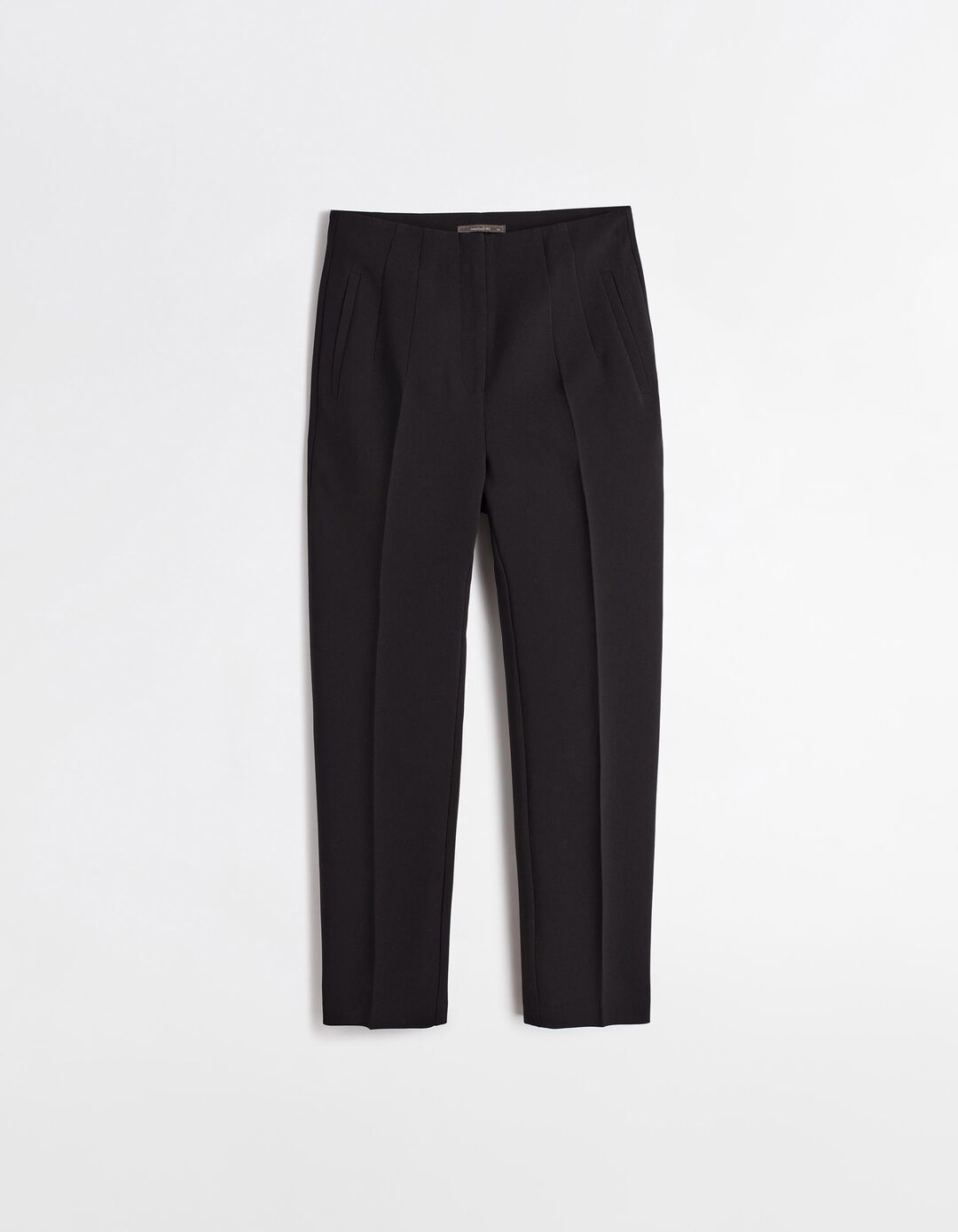 Calças Cintura Subida, Mulher, Preto