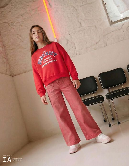 Comprar Online Cal&ccedil;as de Ganga 'Marine', Menina, Vermelho