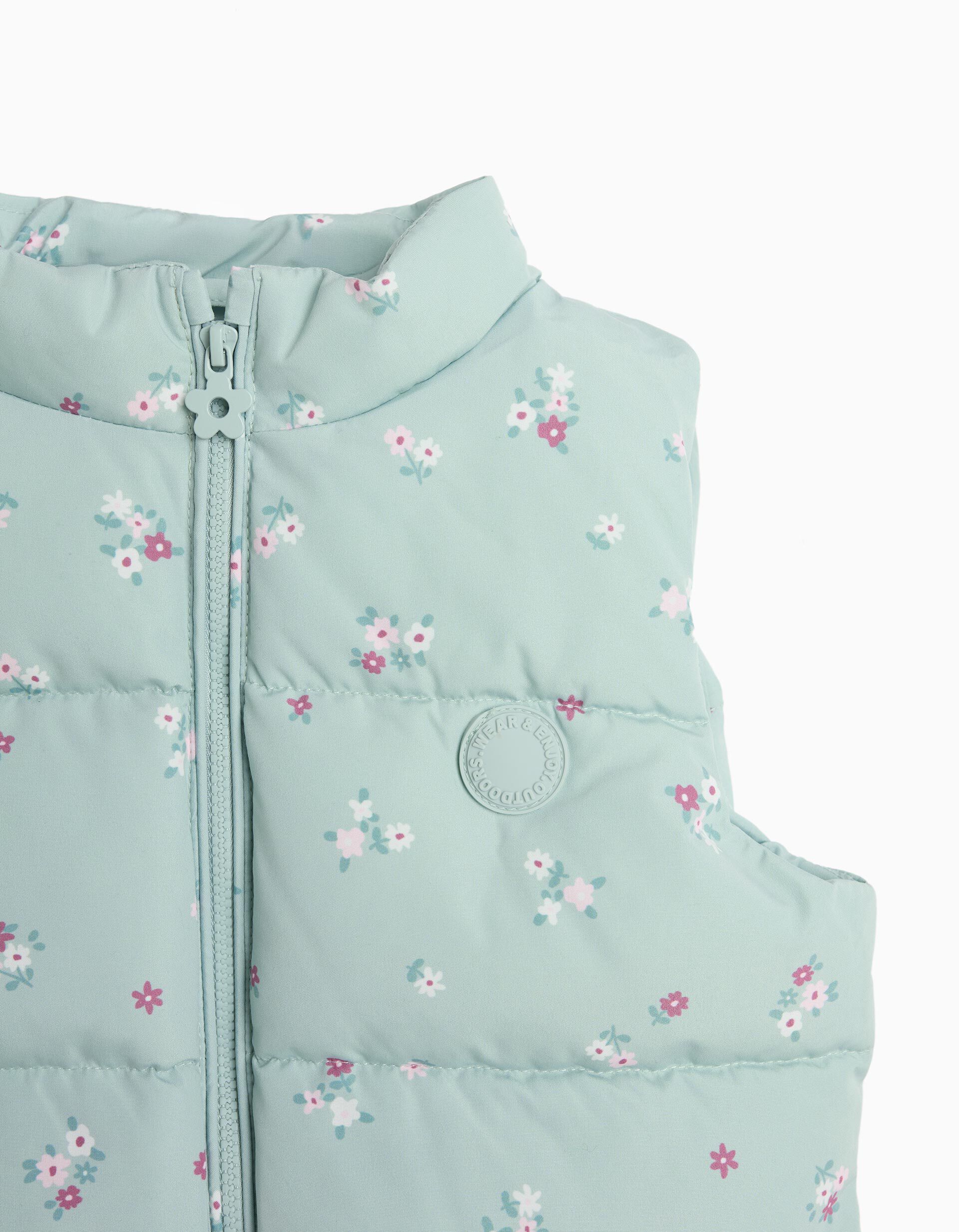 Comprar Online Colete Acolchoado, Menina, Verde Claro