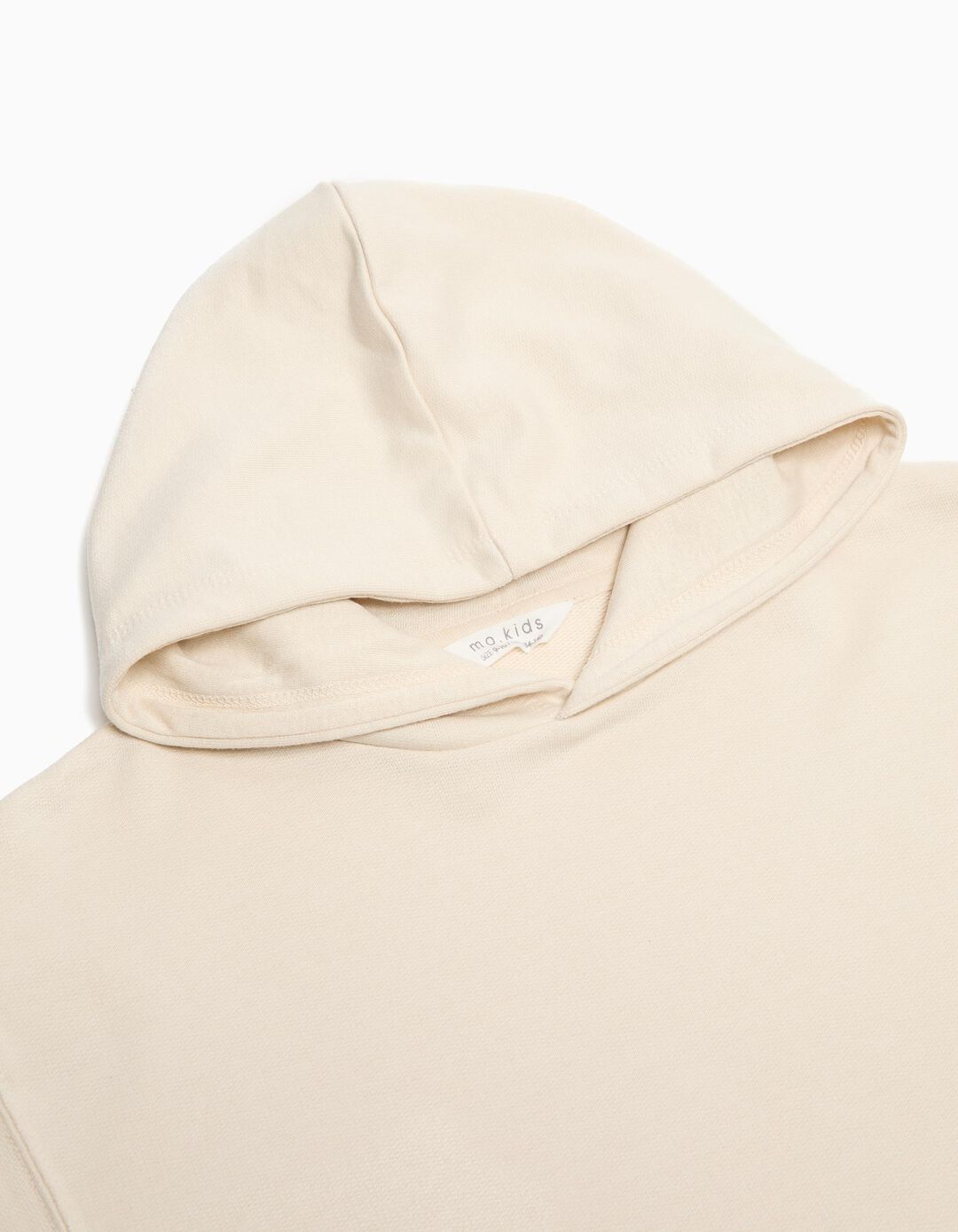 Sweatshirt de Felpa Capuz, Menino, Bege Claro