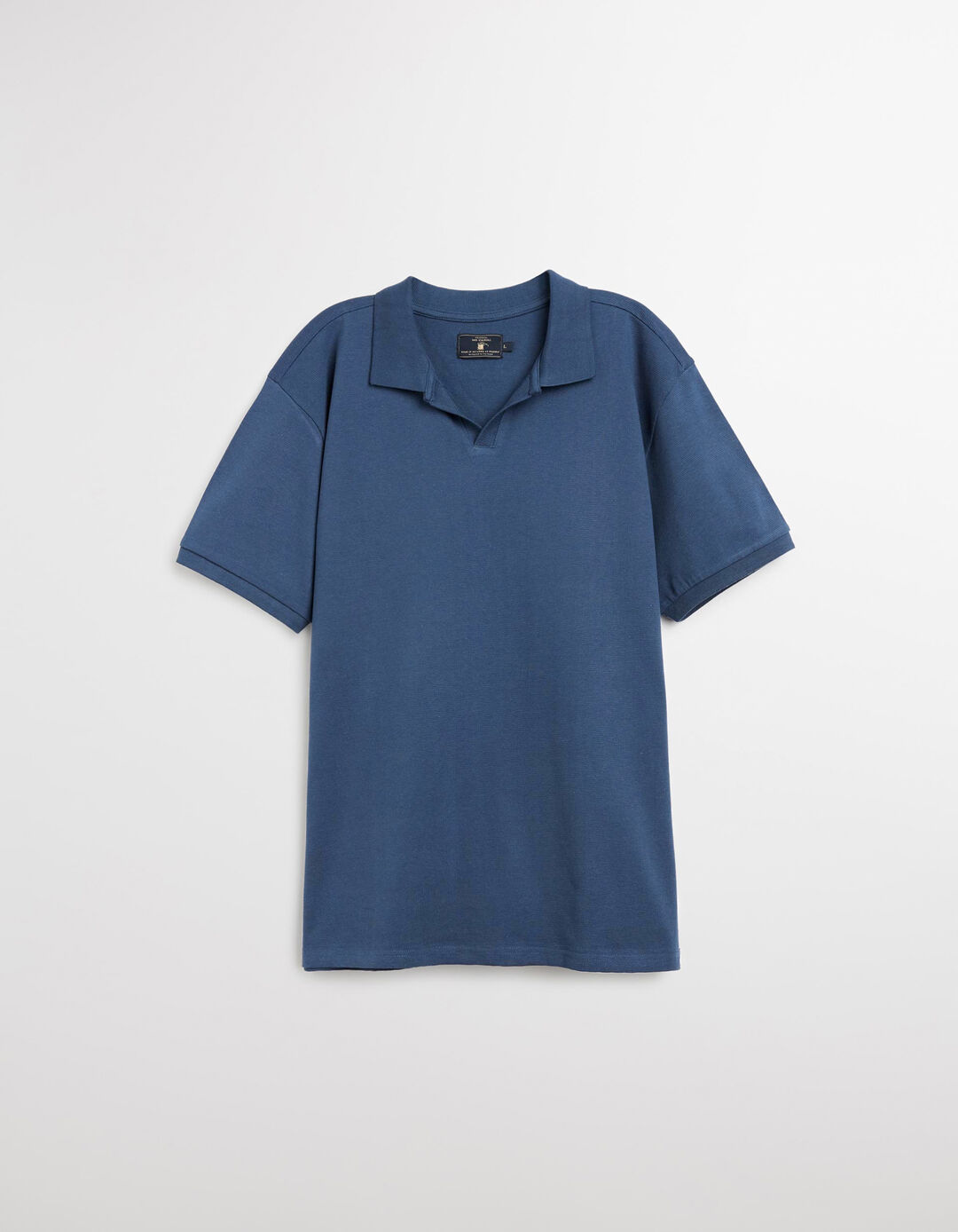 Polo Waffle, Homem, Azul Escuro 