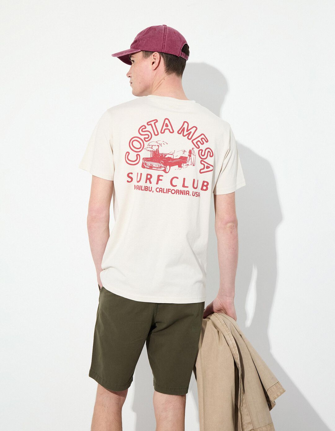 T-shirt, Homem, Cinzento Claro 