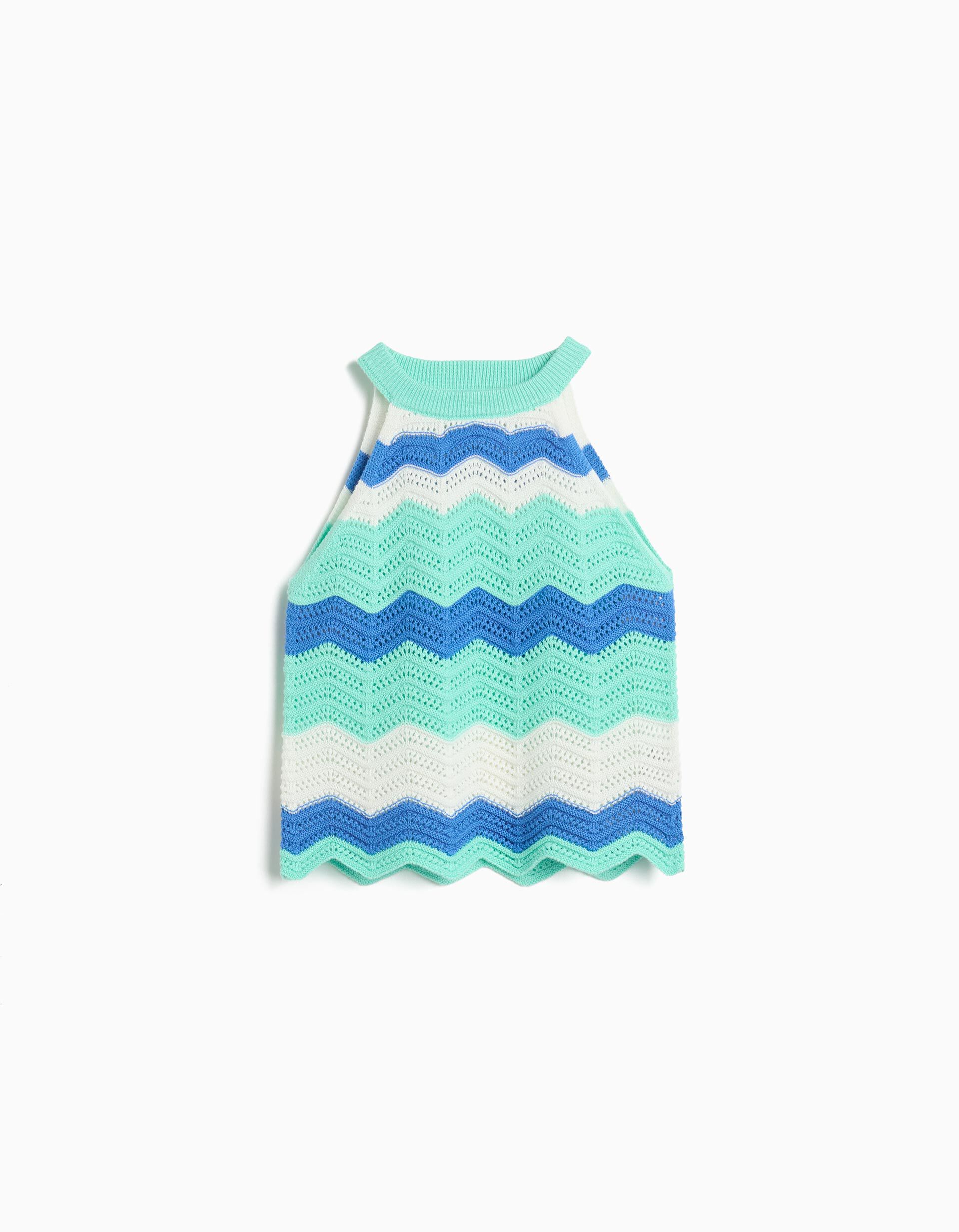 Comprar Online Top Crochet, Menina, Verde Claro