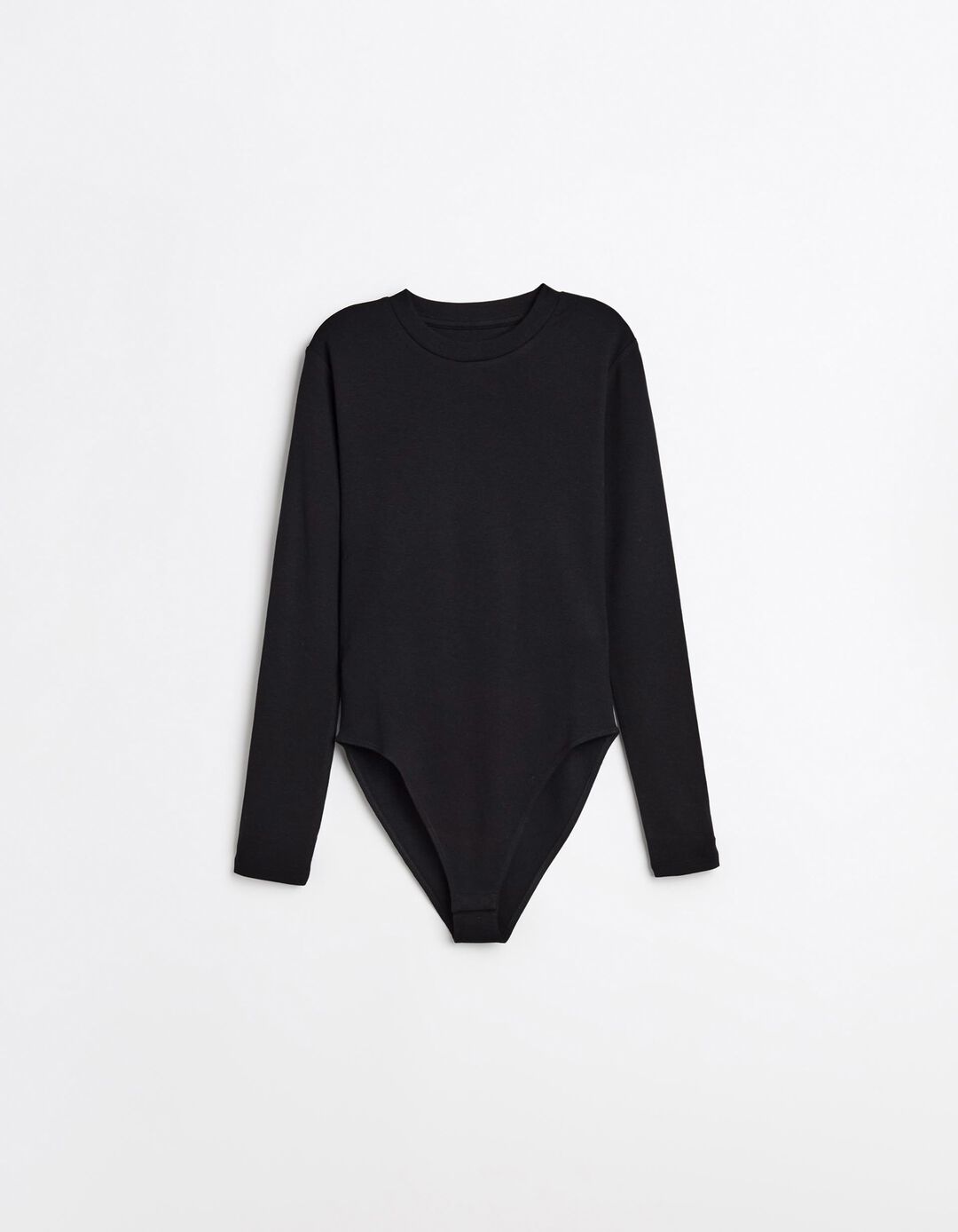 Body de Manga Comprida, Mulher, Preto