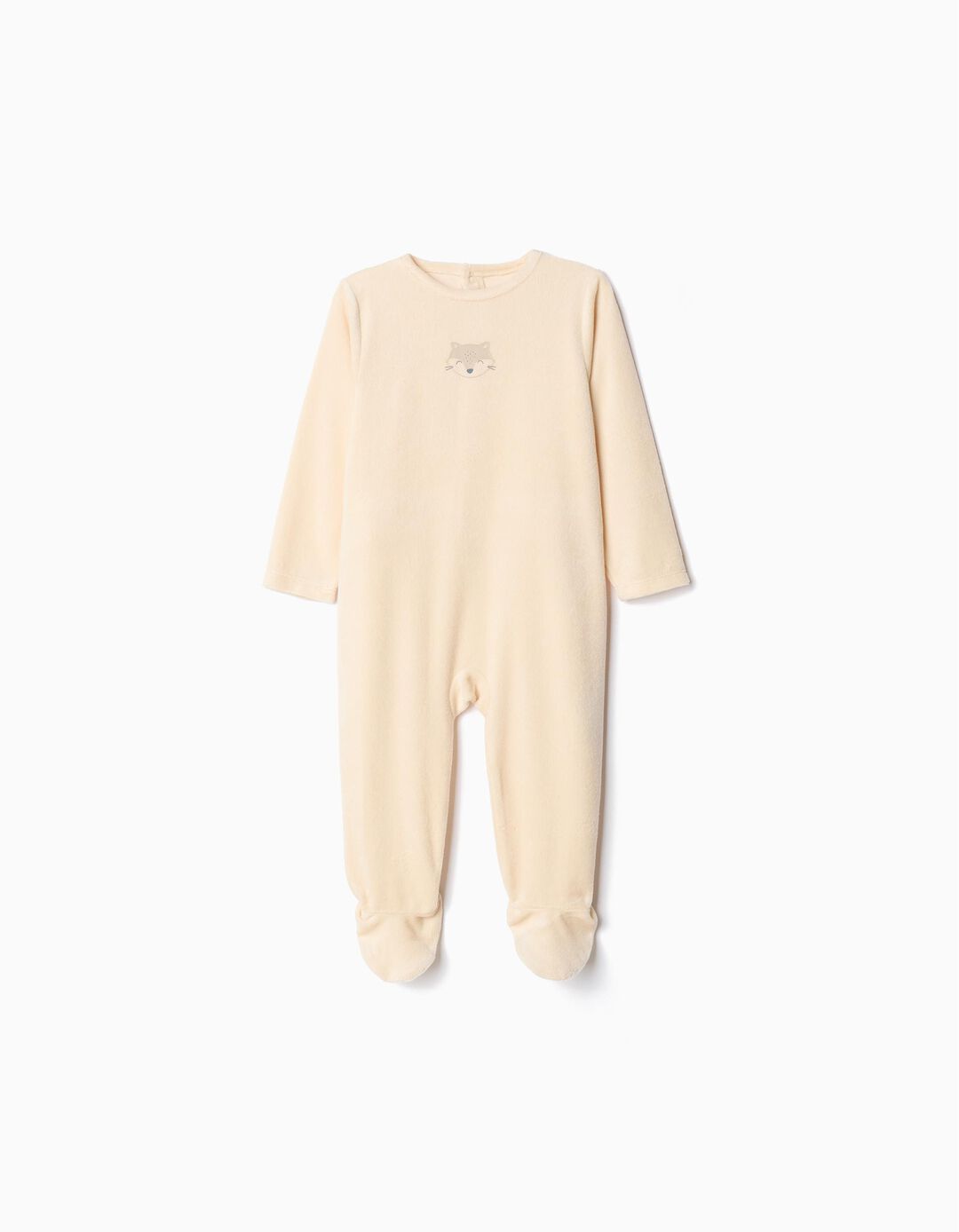 Babygrow Aveludado, Bebé, Bege