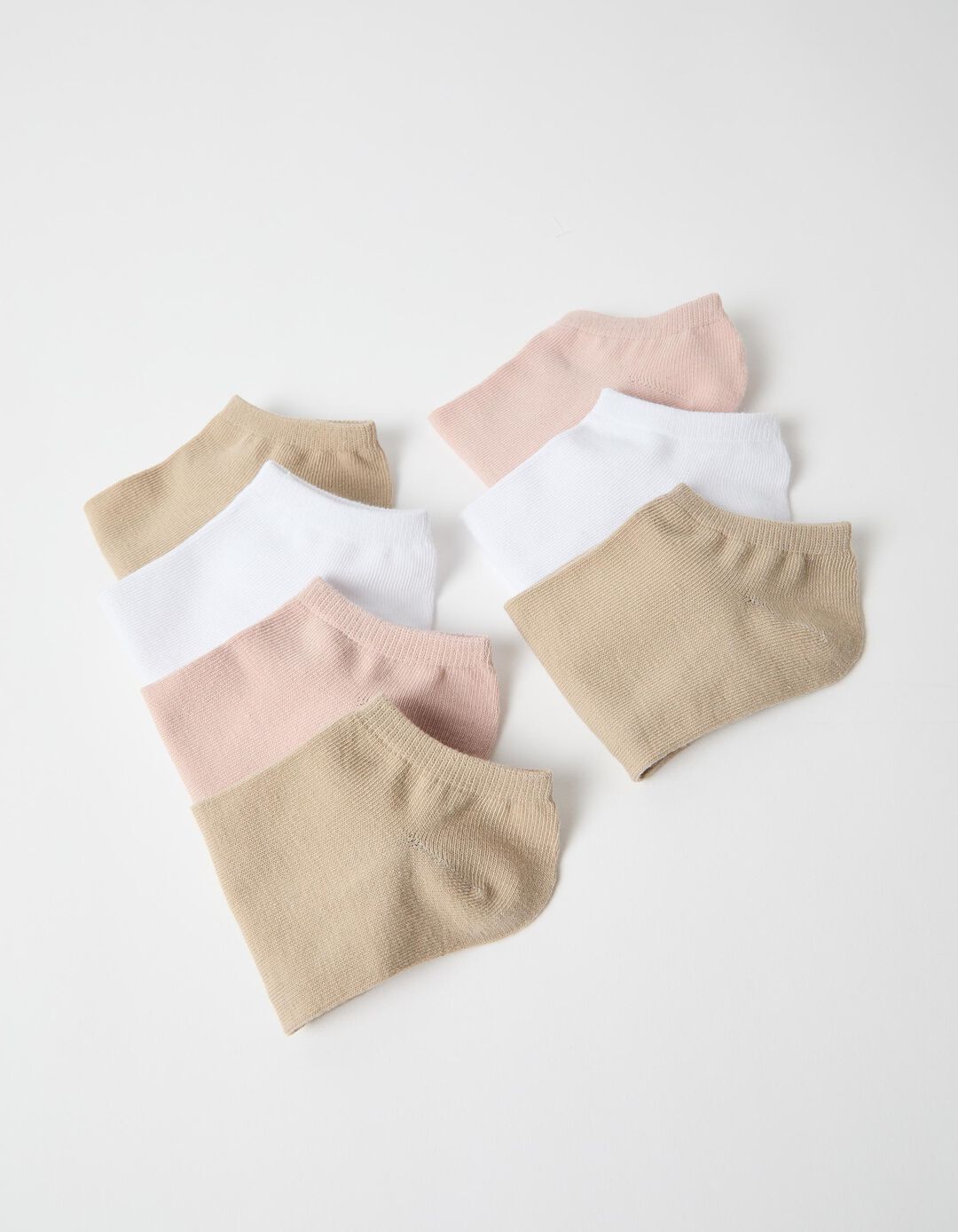 Pack 7 Pares de Meias Tornozelo, Mulher, Multicor