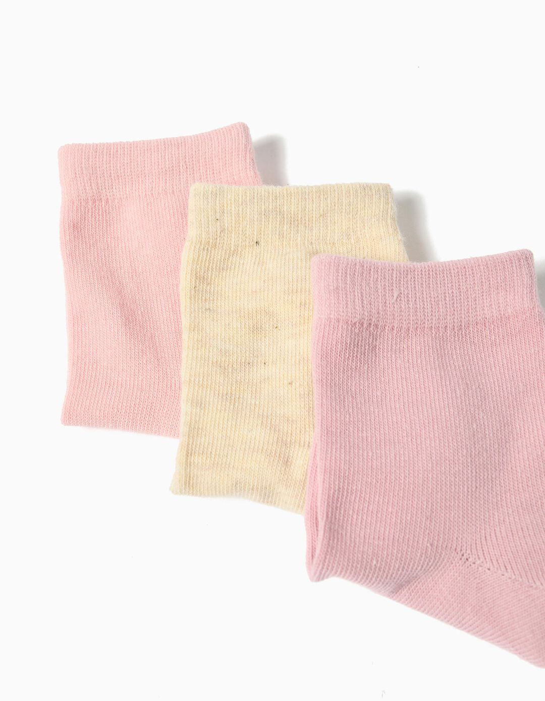 Pack 3 Pares de Meias, Menina, Multicolor