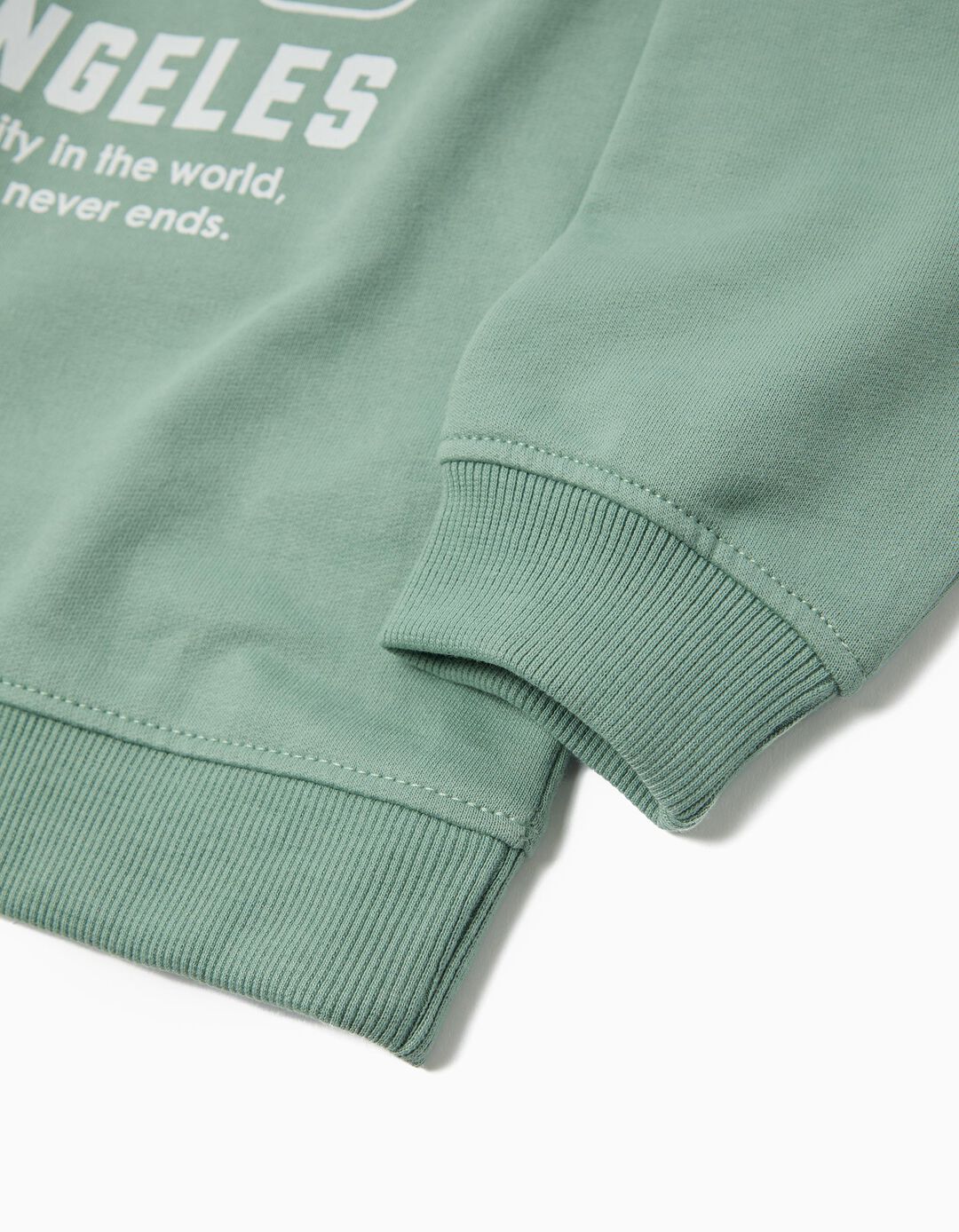 Sweatshirt, Menino, Verde Claro