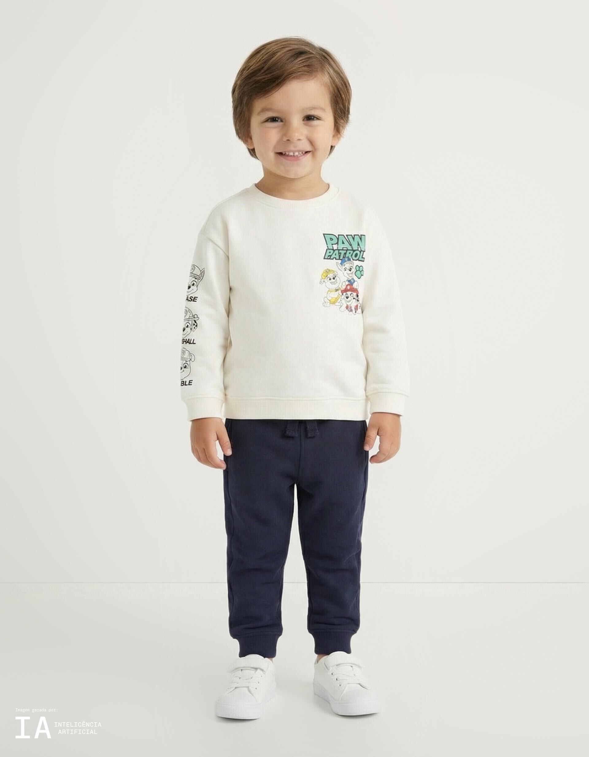 Comprar Online Sweatshirt de Felpa 'Paw Patrol', Menino, Branco
