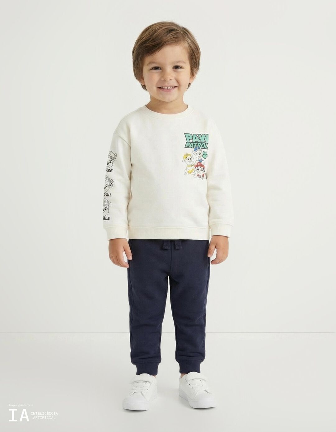 Sweatshirt de Felpa 'Paw Patrol', Menino, Branco