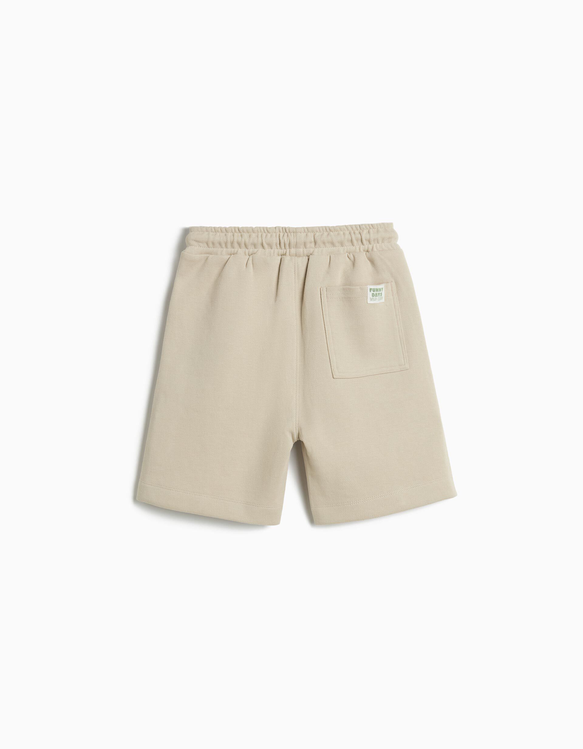Comprar Online Cal&ccedil;&otilde;es de Felpa Texturizados, Menino, Bege Claro