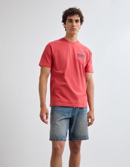 Comprar Online T-shirt Jersey, Homem, Vermelho