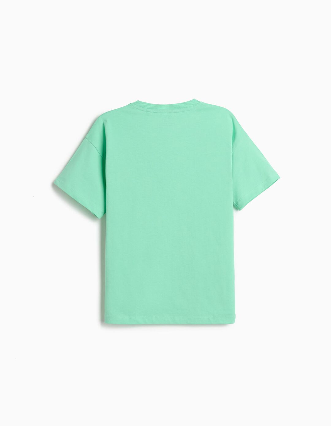 T-shirt Estampada, Menino, Verde Claro