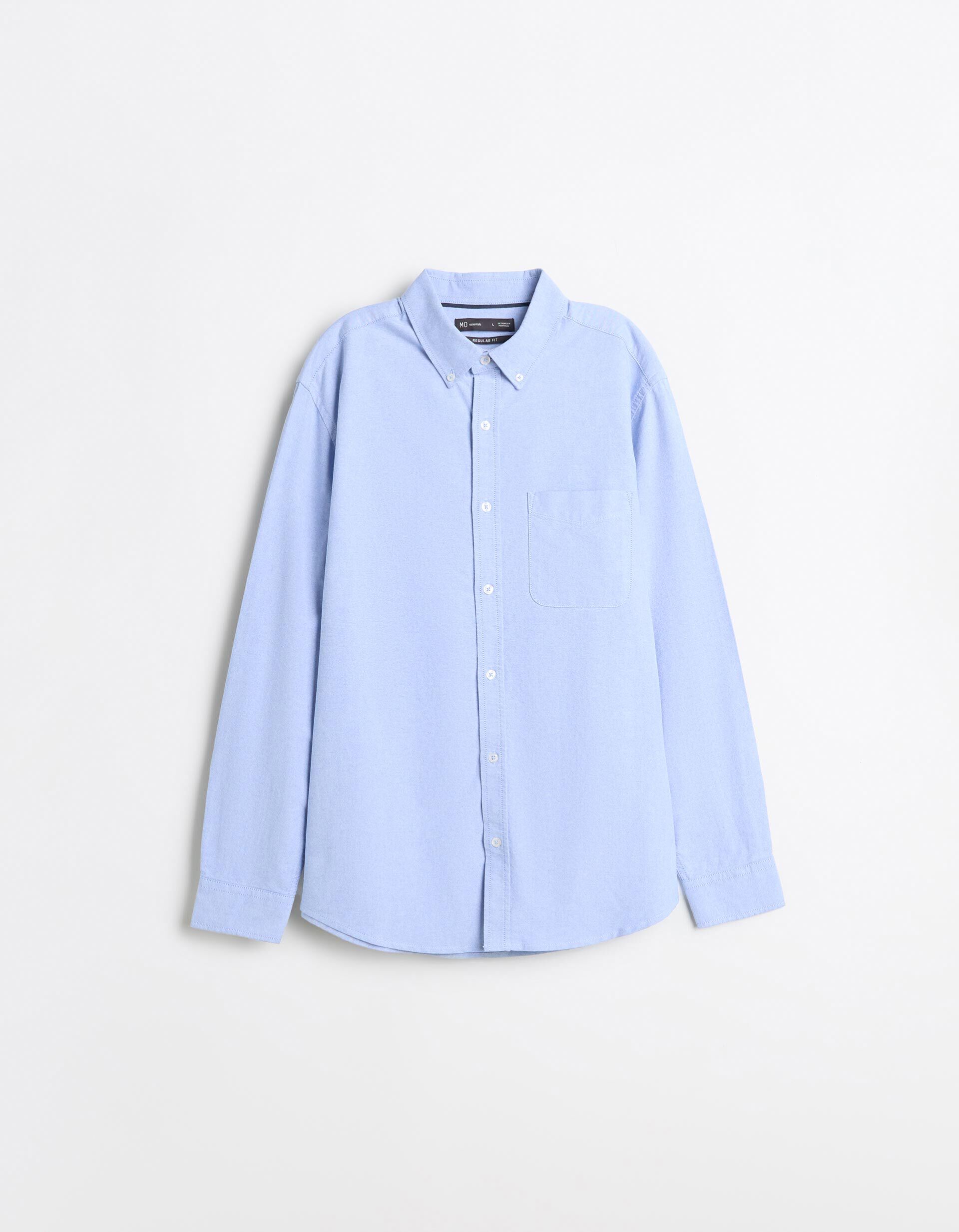 Comprar Online Camisa Oxford, Homem, Azul Claro