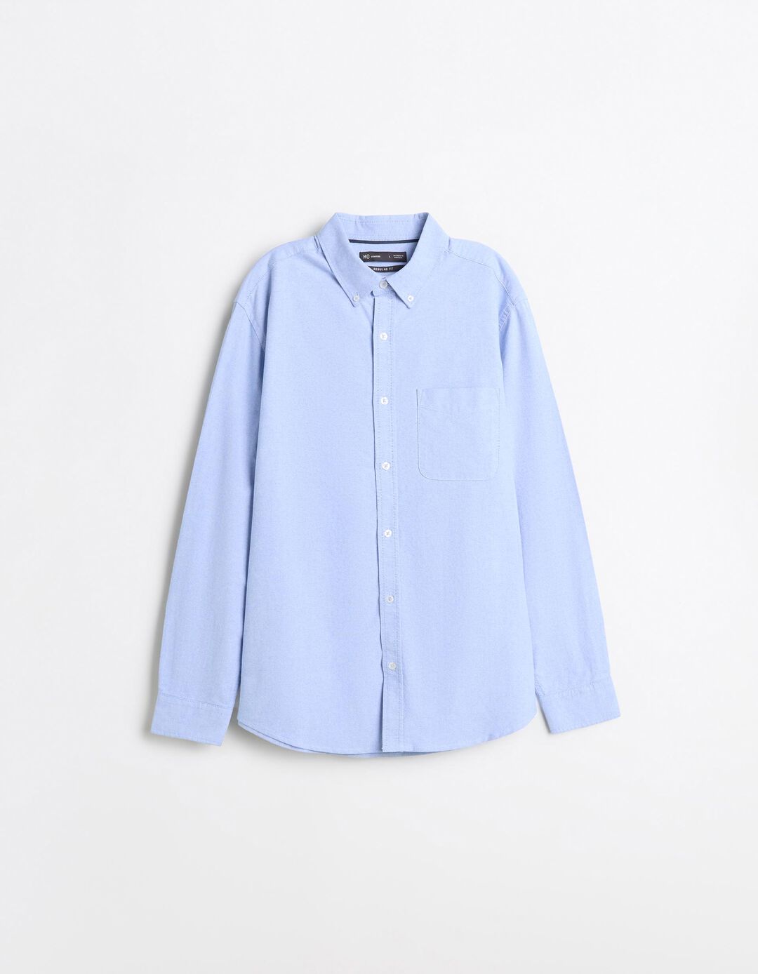 Camisa Oxford, Homem, Azul Claro