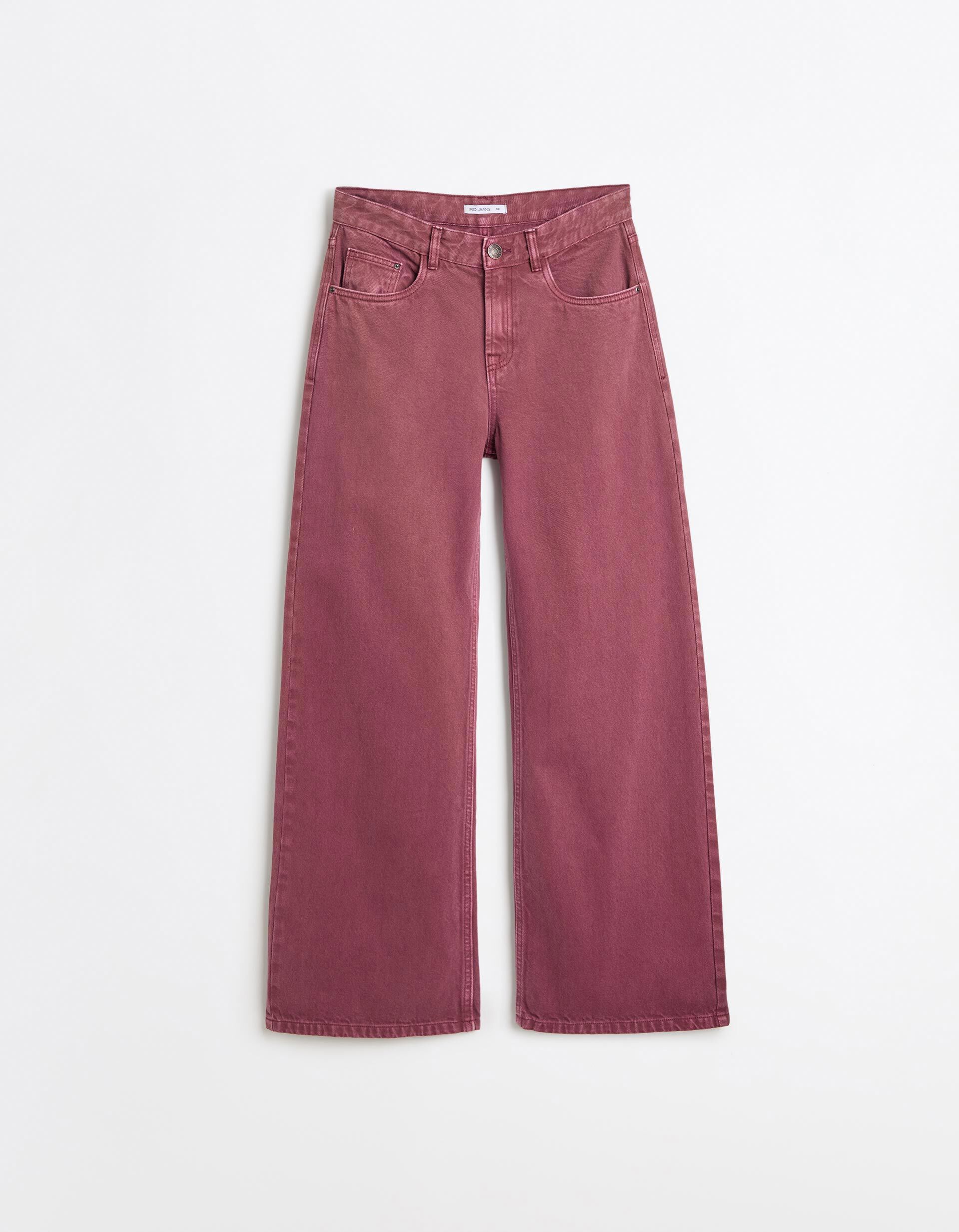 Comprar Online Cal&ccedil;as De Ganga 'Wide Leg', Mulher, Rosa Escuro