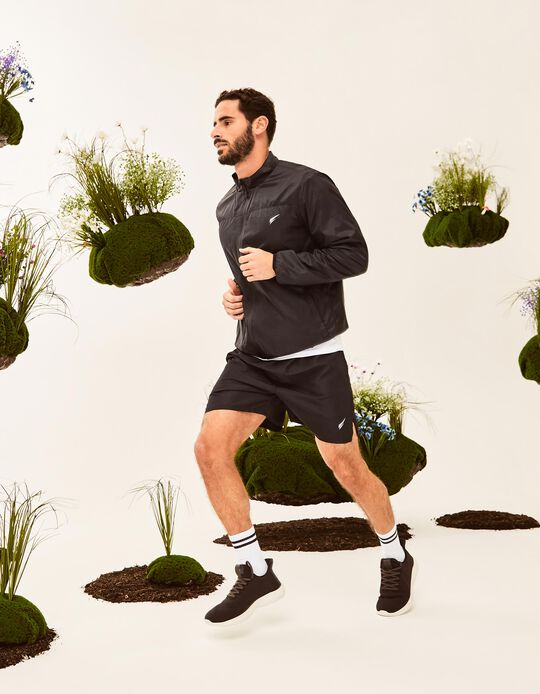 Comprar Online Corta-Vento de Desporto, Homem, Preto