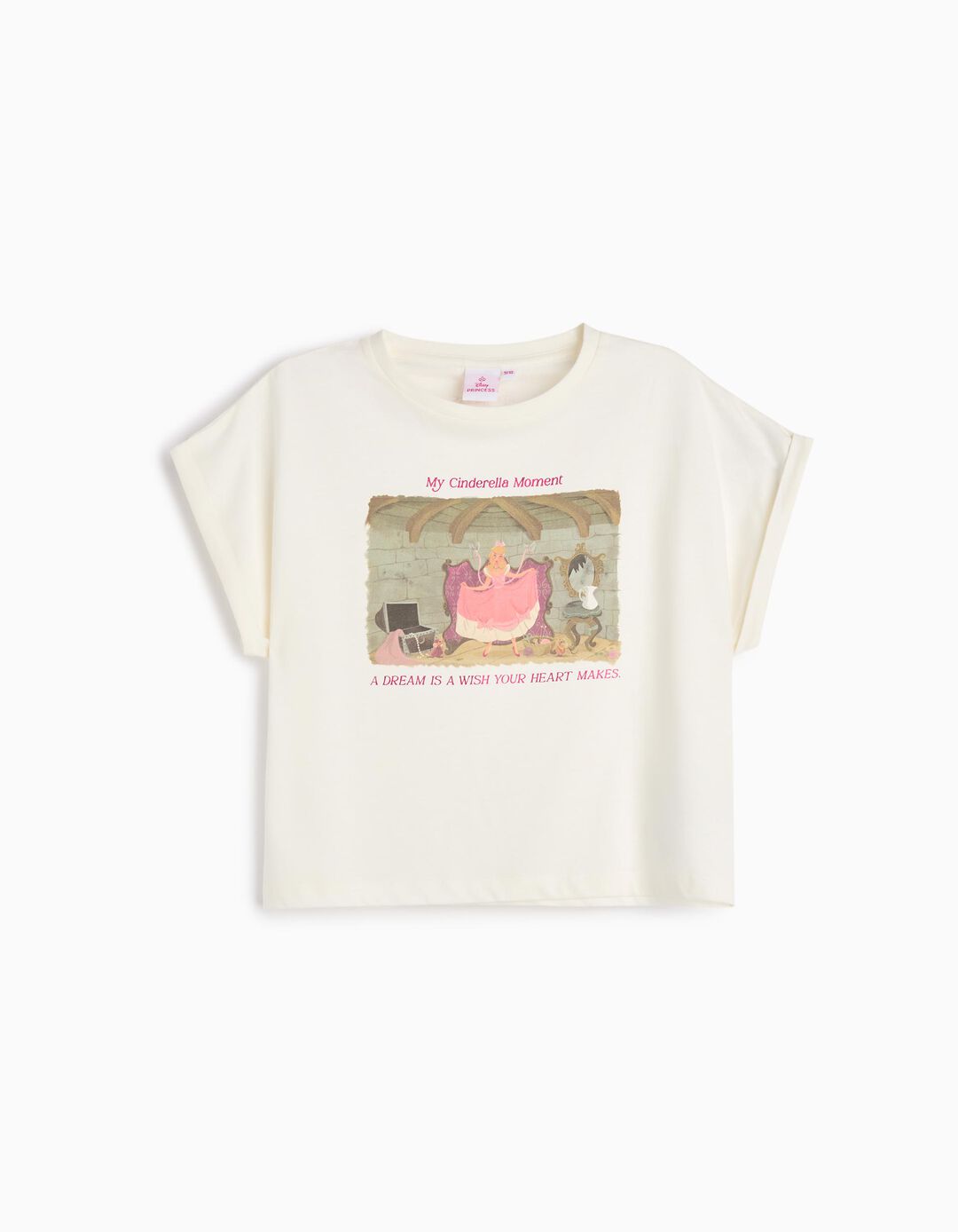 T-shirt 'Disney', Menina, Branco